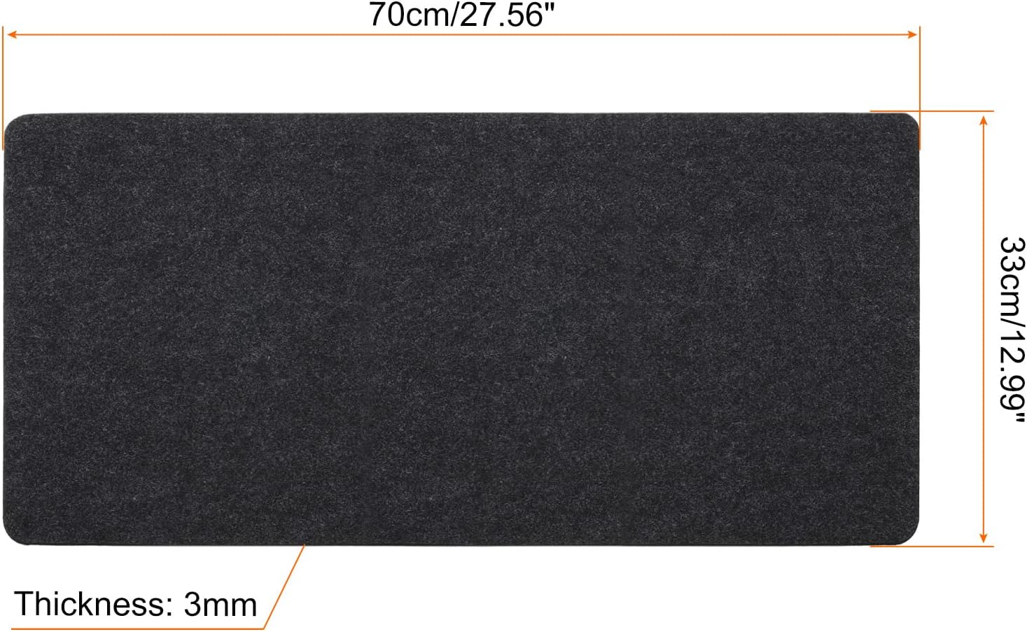 PATIKIL 24"x12" Desk Mat Protector, Felt Dual Side Desktop Pad Writing Mat for Office Home, Black 42 71HP5QwHi3L. AC SL1500 - northernschoolofshiatsu.co.uk