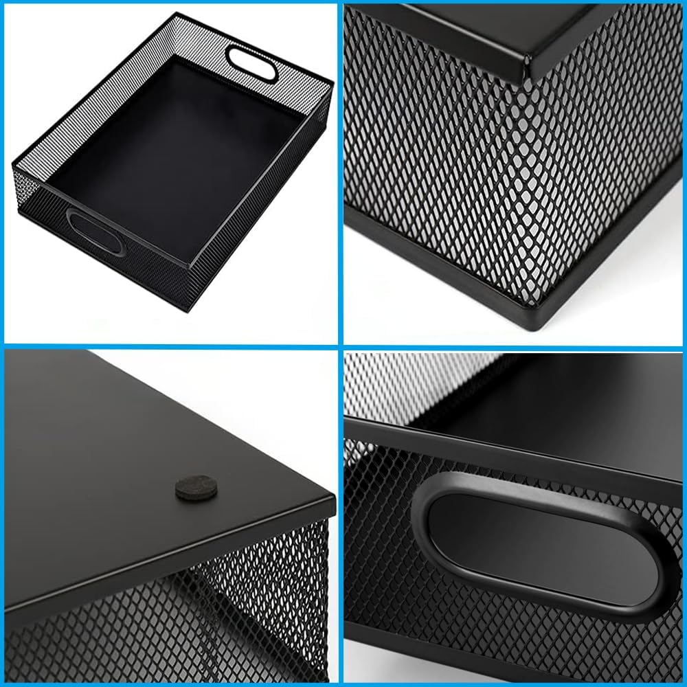 Metal Mesh Desk Organizer Tray, A4 Large Office Storage Box Set, 12.6X 9.1 x 2.8Inches 3 71HnZ1G5rkL. AC SL1000 - northernschoolofshiatsu.co.uk