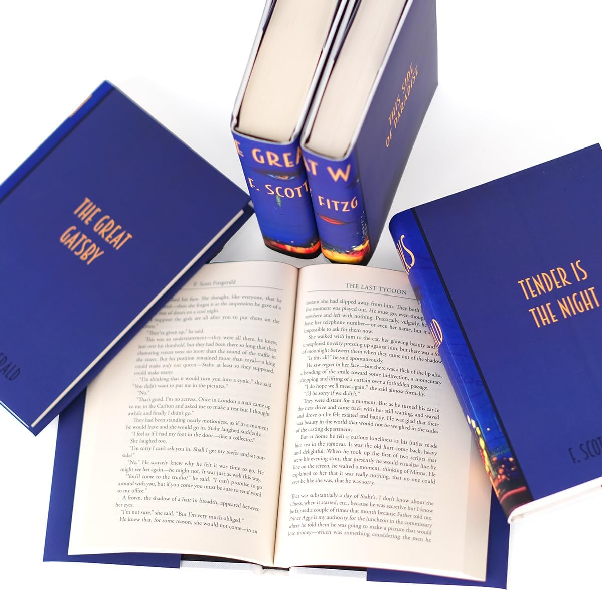F. Scott Fitzgerald Great Gatsby Set | 5-Volume Hardcover Book Set with Custom Designed Book Covers 4 71Hoj7sRLGL. AC SL1200 - northernschoolofshiatsu.co.uk
