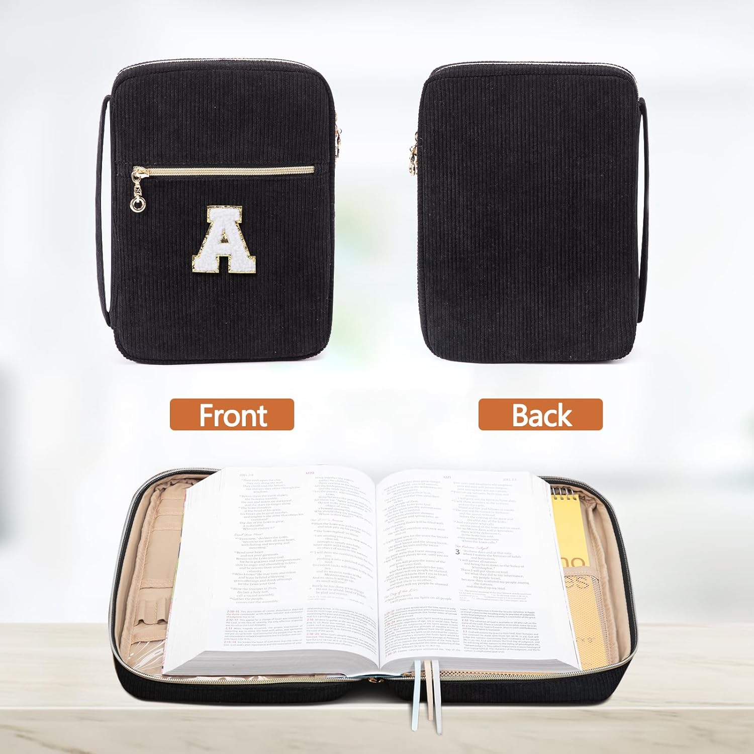 Bible Cover for Women, Initial Personalized Bible Gift - Bible Case for Men - Bible Holder - Bible Bag - Bible Carrier - Bible Carrying Case with Pockets for Bible Study Suppliers, Bible Accessories 7 71HuLjXcYdL. AC SL1500 - northernschoolofshiatsu.co.uk