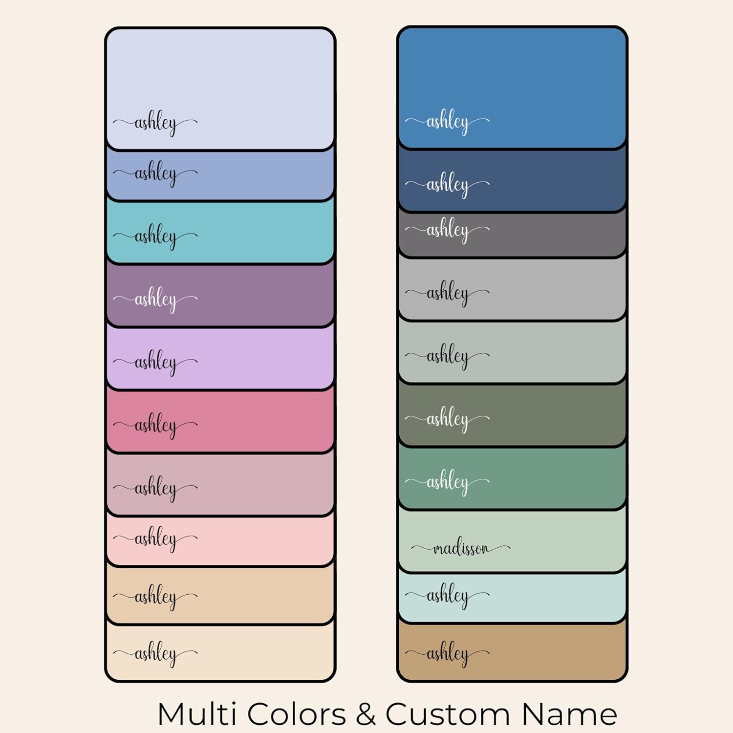 Custom Mouse Pad Personalized Color and Name, Gaming Office Work Desk Mat, 4 Sizes Mousepad, Office Supplies & Gaming Desk Accessories, Desk Matt for Desktop 5 - northernschoolofshiatsu.co.uk