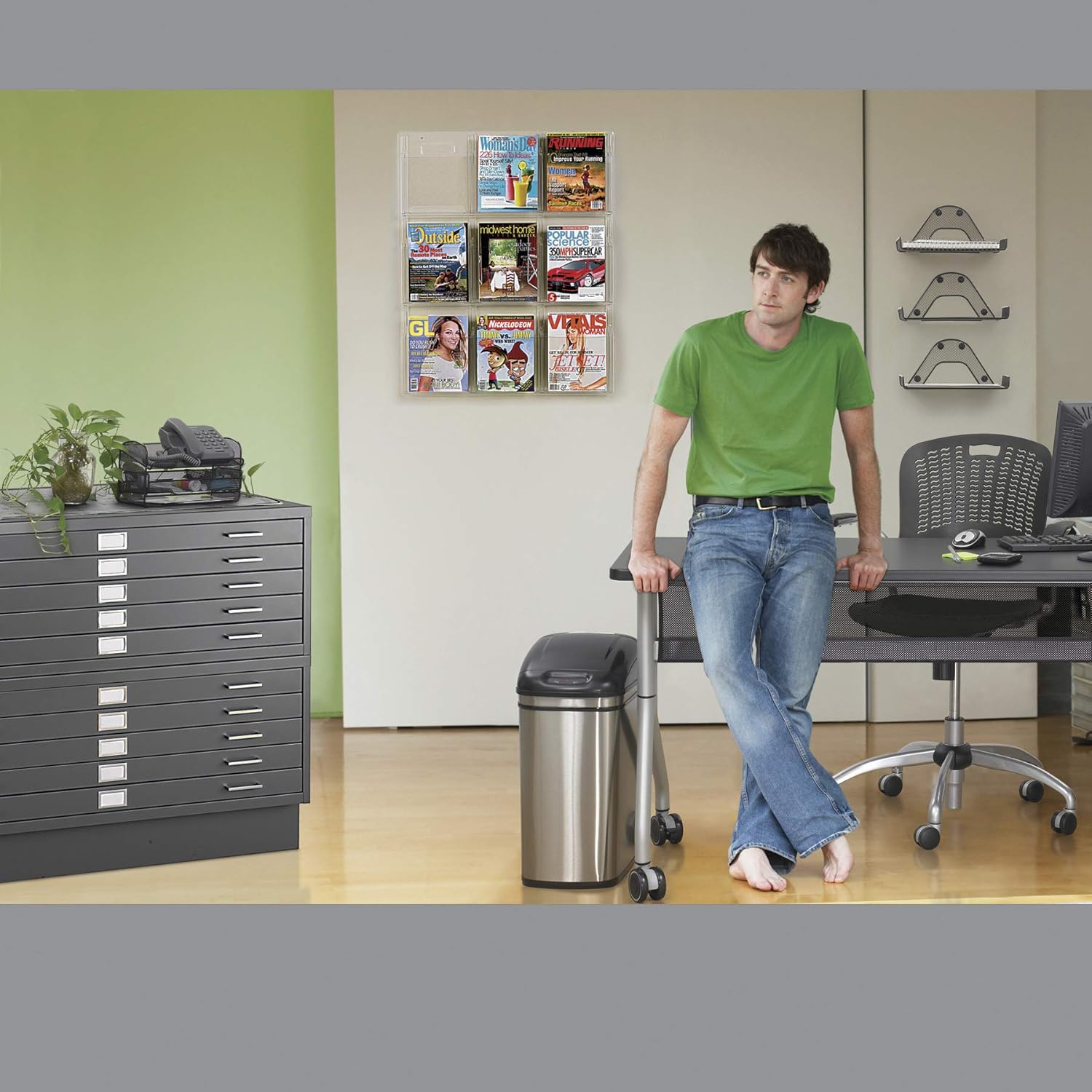 Safco Products 4975GR Flat File High Base for 5-Drawer 4994GRR Flat File, Sold Separately, Gray 11 - northernschoolofshiatsu.co.uk