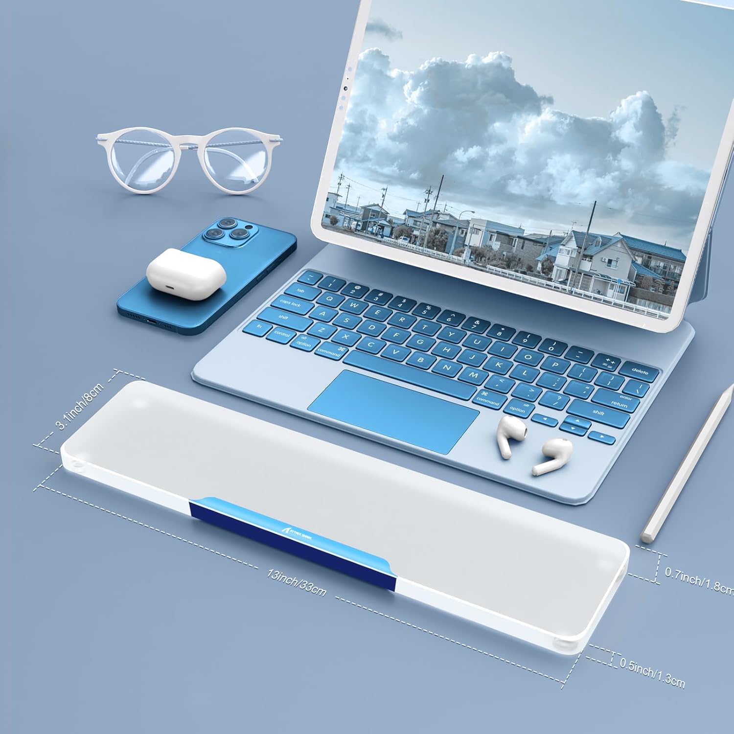 Acrylic Gaming Keyboard Wrist Rest,Clear Ergonomic Palm Rest with Anti-Slip Base,Customized Metal CNC Aluminum Alloy Logo for Compact 60% Computer Keyboard,Office,Home,Laptop,Mac,Easy Typing-Black 2 71I1 NCZc3L. AC SL1500 - northernschoolofshiatsu.co.uk