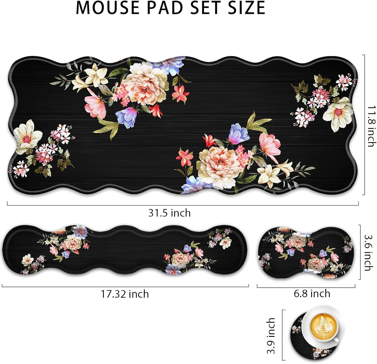 4 in 1 Desk Mat Set,Mouse Pad with Keyboard Wrist Rest,Wave-Shaped Design,Non-Slip Rubber Base,Waterproof,for Home,Office,Gaming,Starry Night 2 71IMjU48hgL. AC SL1500 - northernschoolofshiatsu.co.uk