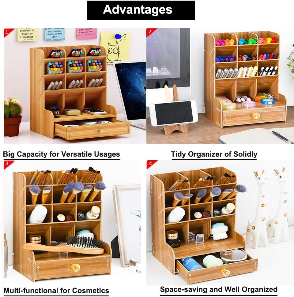 Marbrasse 6 Tier Paper Organizer Letter Tray+Wooden Desk Organizer 8 71IRYFDv EL. AC SL1001 - northernschoolofshiatsu.co.uk