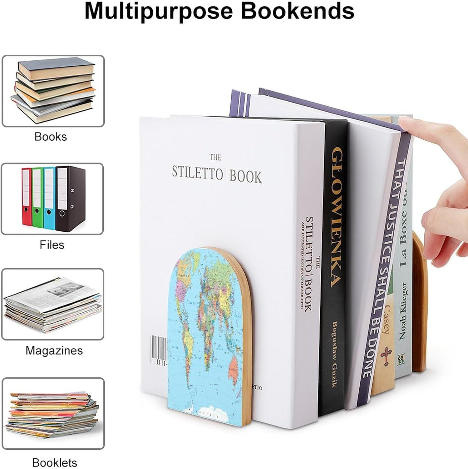2 Pack Wood Bookends, Mexican Talavera Tile Mandala Non-Skid Book Ends for Heave Books, Decorative Bookends for Shelves Desk, Book Stoppers Book Holders for Home Office Library School 39 71IaaTBEzwL. AC SL1500 - northernschoolofshiatsu.co.uk