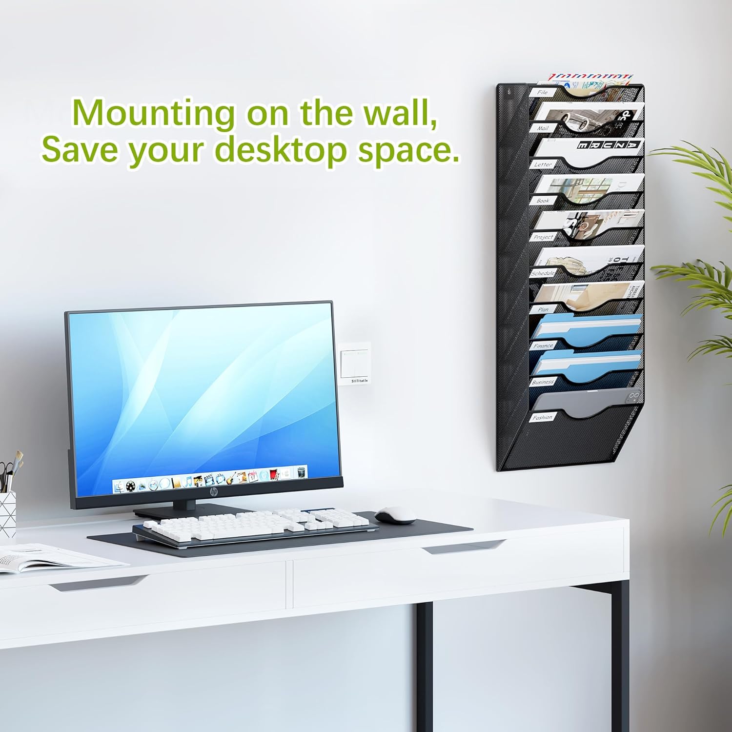 EasyPAG Wall File Holder 5 Pocket Mesh Hanging Wall Organizer Vertical Hanging File Folder Holder Magazine Rack with Nametag Label for Mail Paper Organization,Black 41 71IllHqwNnL. AC SL1500 - northernschoolofshiatsu.co.uk