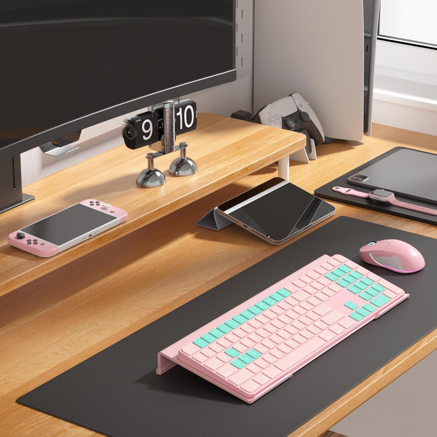 WINFFOR Comfortable Computer Keyboard Stand - Ergonomic Keyboard Riser Acrylic Tilted Keyboard Holder for Easy Typing&Working at Home Office - Fits All Keyboard Sizes - 17'' Wide (Lightpink) 49 71Ivg4JtNnL. AC SL1500 - northernschoolofshiatsu.co.uk
