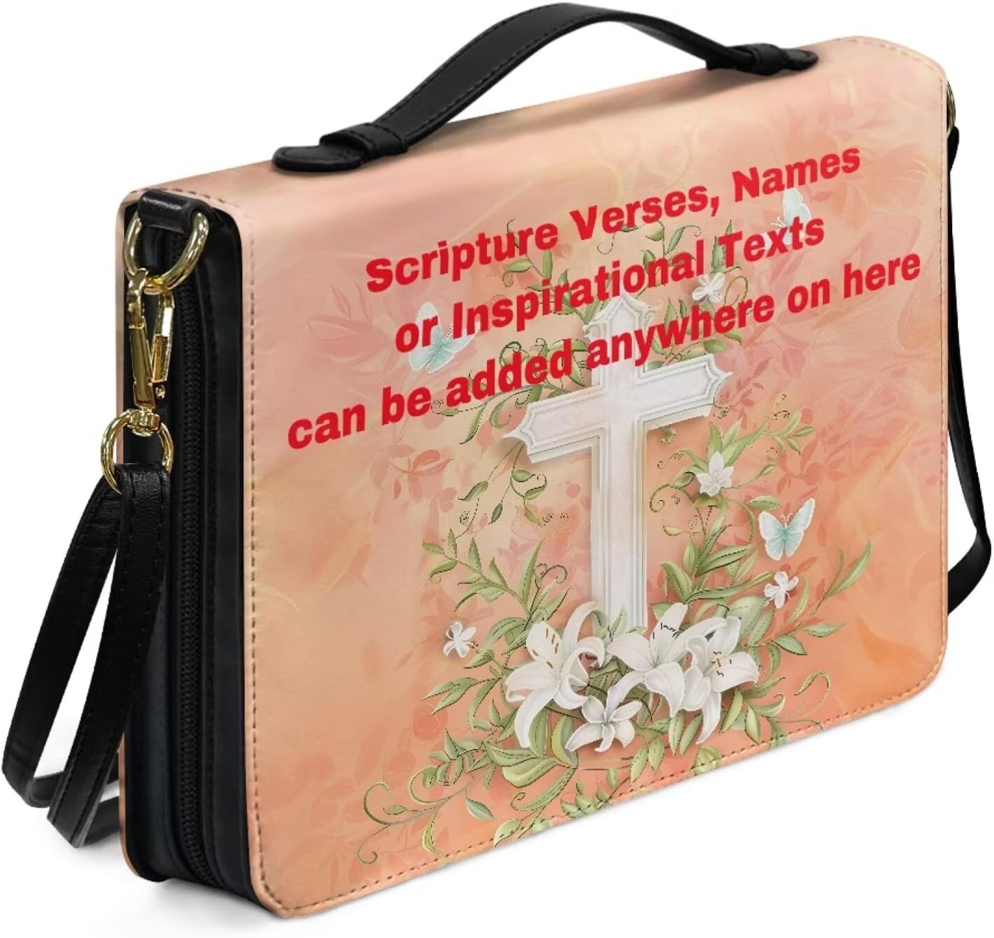 Custom Personalized PU Leather Bible Cover Case for Women,Customized Bible Cases Bible Tote Bag Bible Carrying Case Bible Carrier with Detachable Shoulder Strap,2XL 41 71J6PfrUeoL. AC SL1500 - northernschoolofshiatsu.co.uk