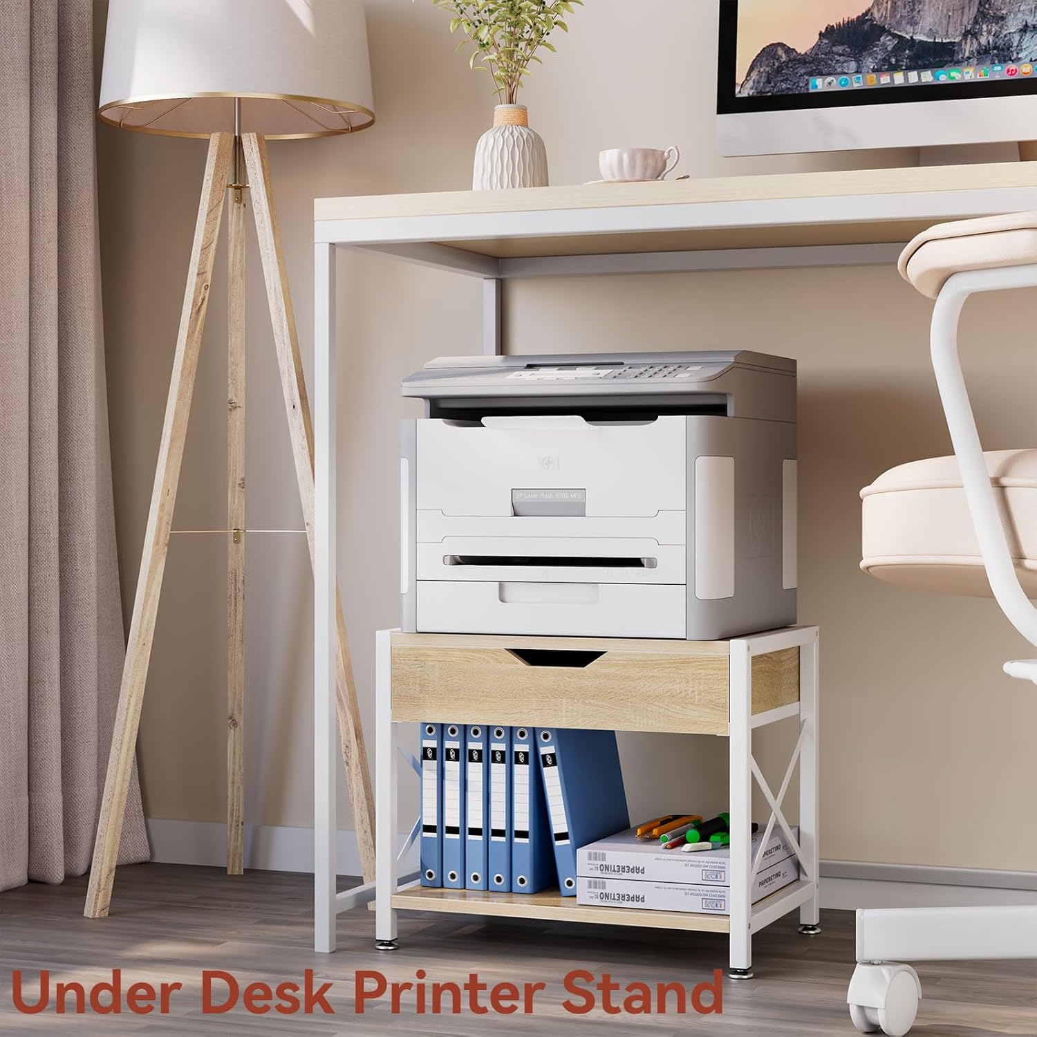 IBUYKE 2 Tier Desktop Printer Stand,Multi-Purpose Desk Organizer,Wooden Printer Stand with Drawer Storage for Folders,Books,for Fax Machine, Scanner,Home Office,Light Wood TLJ012R 6 71Jpogd6cQL. AC SL1500 - northernschoolofshiatsu.co.uk