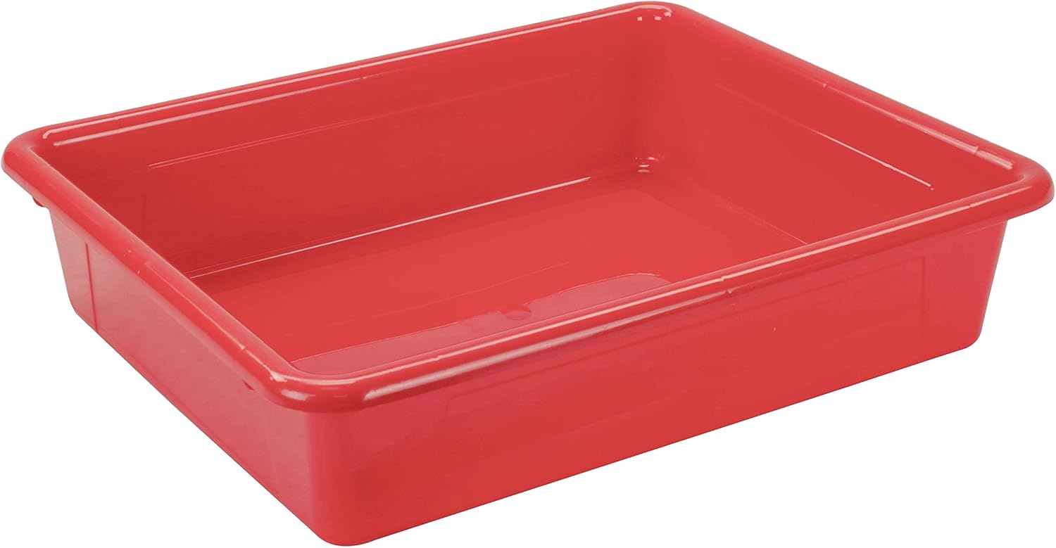 Storex Letter Size Flat Storage Tray – Organizer Bin with Non-Snap Lid for Classroom, Office and Home, Red, 5-Pack (62537A05C) 1 71K4OcCUcIL. AC SL1500 - northernschoolofshiatsu.co.uk