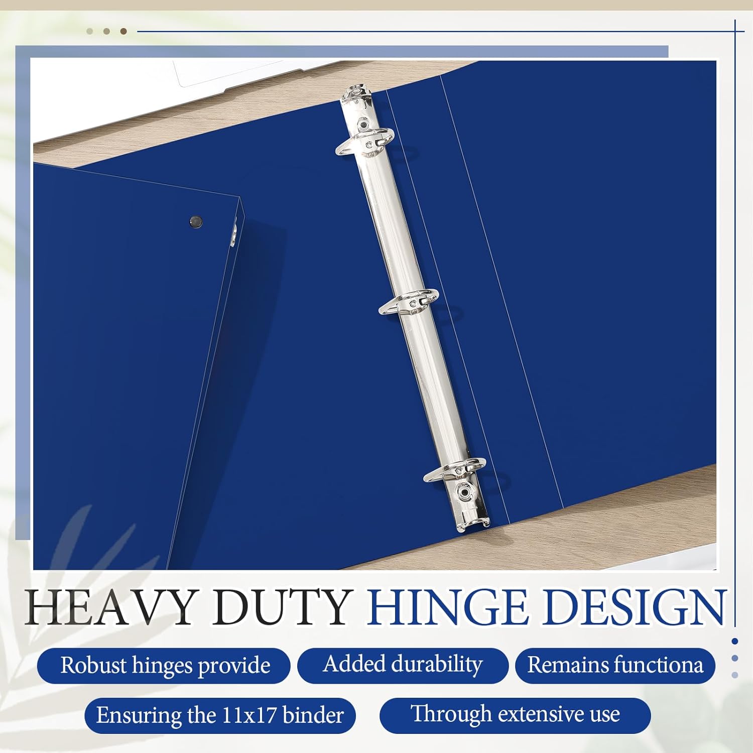 4 Pcs 11 x 17 Inch 3 Ring Binders Slant Rings Heavy Duty View D Ring Binders Economy Holds 11" x 17" Paper for Artwork Blueprints, Office, Home, Work Places(White,1 Inch) 12 - northernschoolofshiatsu.co.uk