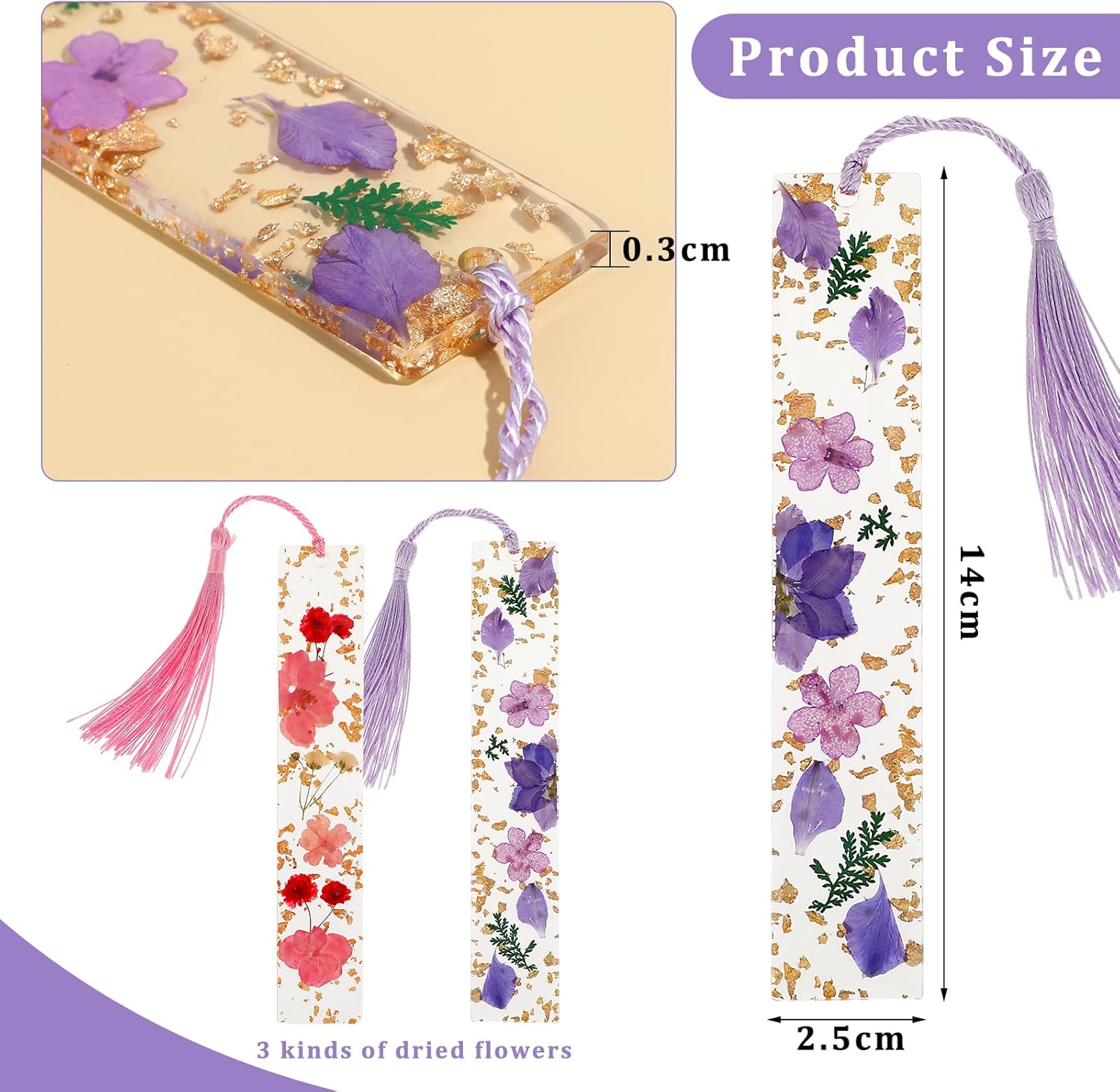 2 Pack Pressed Flower Bookmarks Clear Resin Tassels Book Marks Dried Floral Book Markers Durable Handmade Cute Book Marking Accessories Gift for Students Bookworms Increase Reading Interest 2 71KsqQzuoRL. AC SL1500 - northernschoolofshiatsu.co.uk