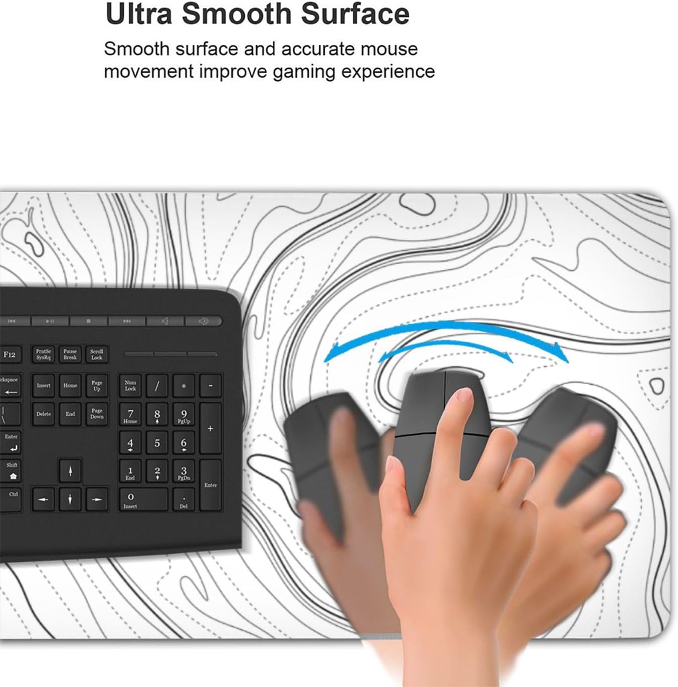 AQQA Extended Gaming Mouse Pad Cherry Blossoms Japanese XXXL Full Desk Mousepad 48" x 24", Non Slip Desk Mat with Stitched Edge Computer Keyboard Mat for Office 25 71LG87M0iDL. AC SL1500 - northernschoolofshiatsu.co.uk
