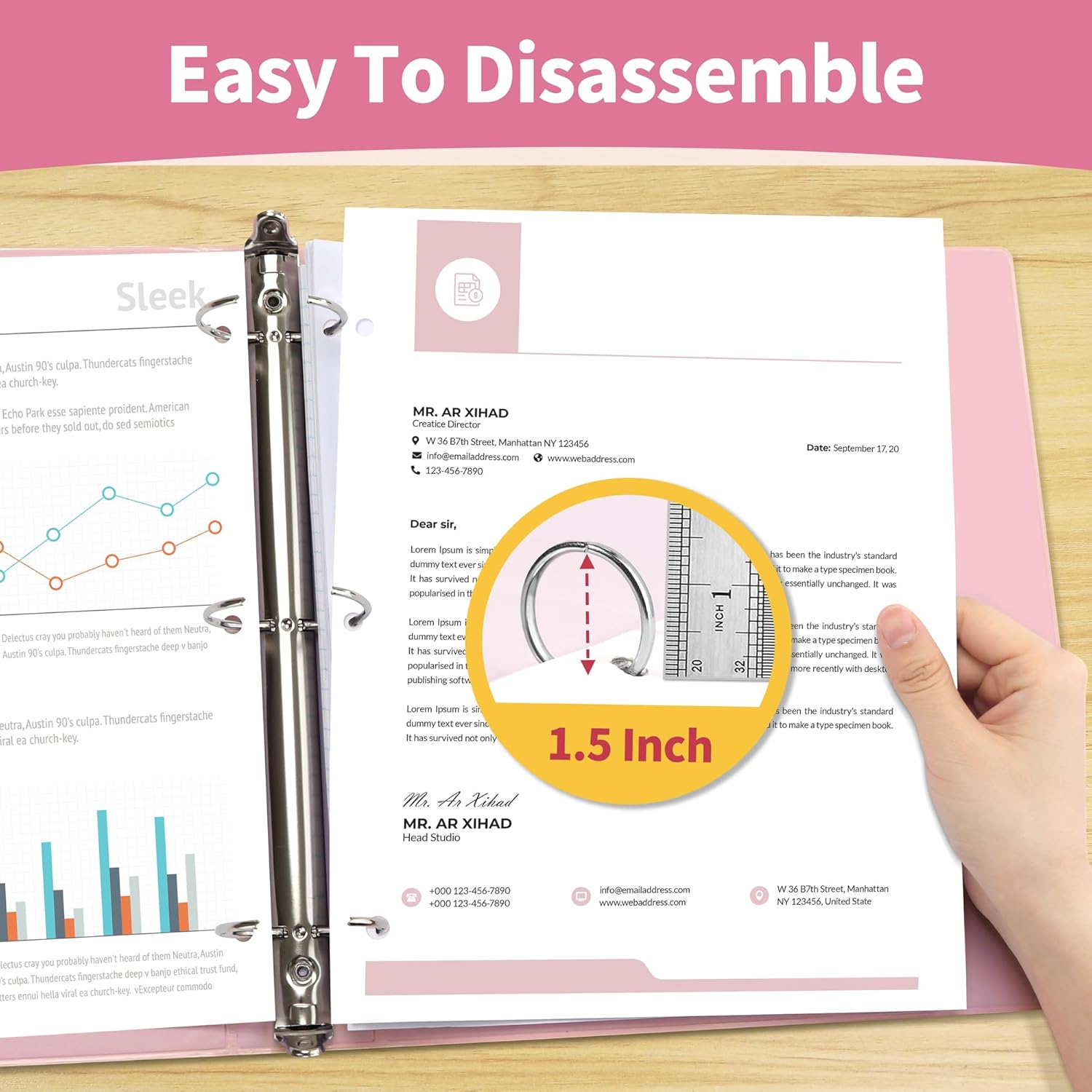 SUNEE 3 Ring Binder 1 Inch 1 Pack, Clear View Binder Three Ring PVC-Free (Fit 8.5x11 Inches) for School Binder or Office Binder Supplies, Purple Binder 100 71LSraVo5zL. AC SL1500 - northernschoolofshiatsu.co.uk