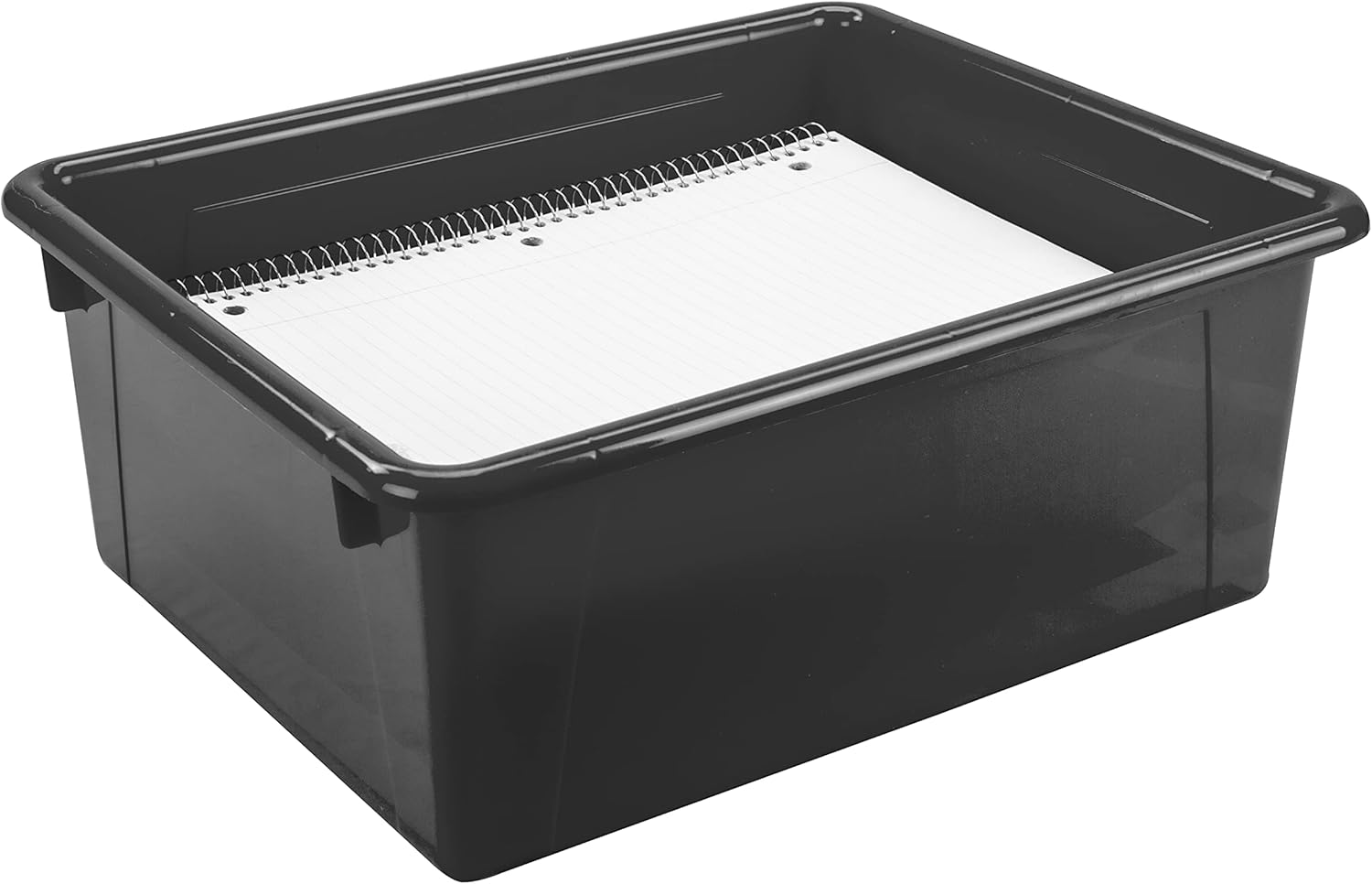 Storex Letter Size Deep Storage Tray – Organizer Bin with Non-Snap Lid for Classroom, Office and Home, Black, 5-Pack (62543U05C) 7 71Lb6CBeDYL. AC SL1500 - northernschoolofshiatsu.co.uk
