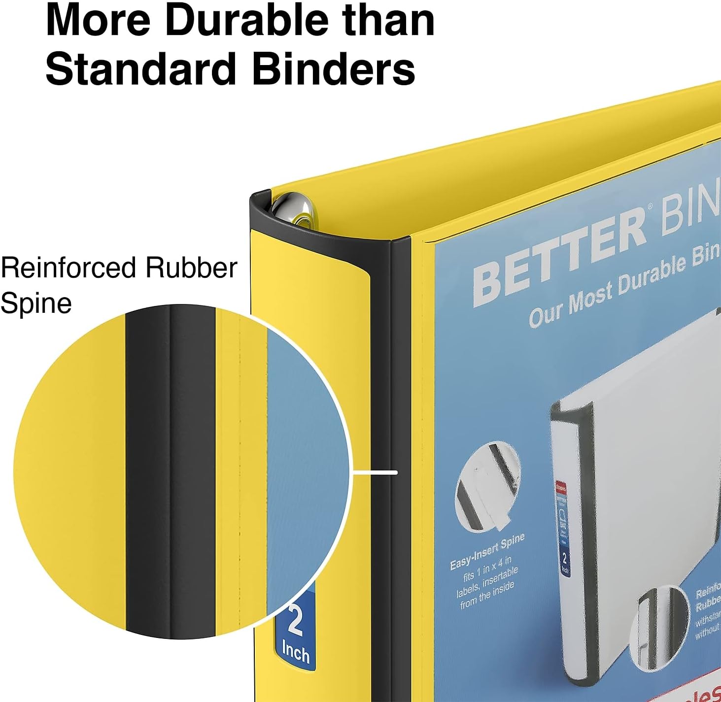 Staples 2-inch 3-Ring Better Binder, Yellow, 2/Pack (ST55880-CCVS) 4 71LgTtJOIzL. AC SL1500 - northernschoolofshiatsu.co.uk