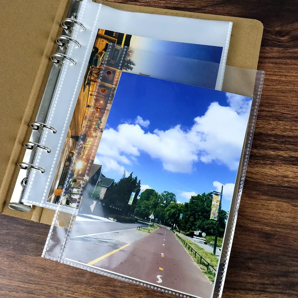Credit Card Holder Pocket Business Cards Refills for 3.35x2.16" Card Binders, A6 6-Ring 25 Sheets Double Layer Clear Card Inner Page 3 Pockets Binder Album for Cards Folder Organizer Postcard Sleeves 8 71M dCkT1+L. AC SL1000 - northernschoolofshiatsu.co.uk