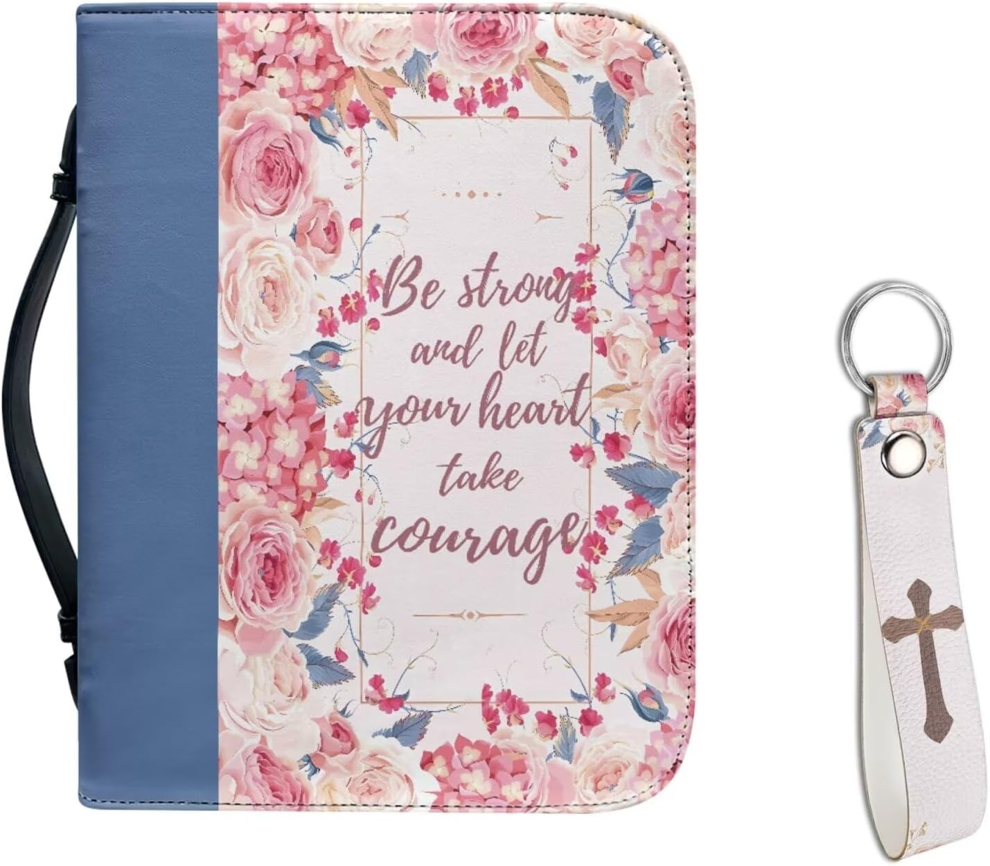 Kuiaobaty Leather Bible Cover with Handle Carrying Bible Case Church Bag Bible Protective Tote with Matched Leather Keychain for Adults Kids Youth God is Within Her She Will Not Fall 35 71M318TDrLL. AC SL1500 - northernschoolofshiatsu.co.uk