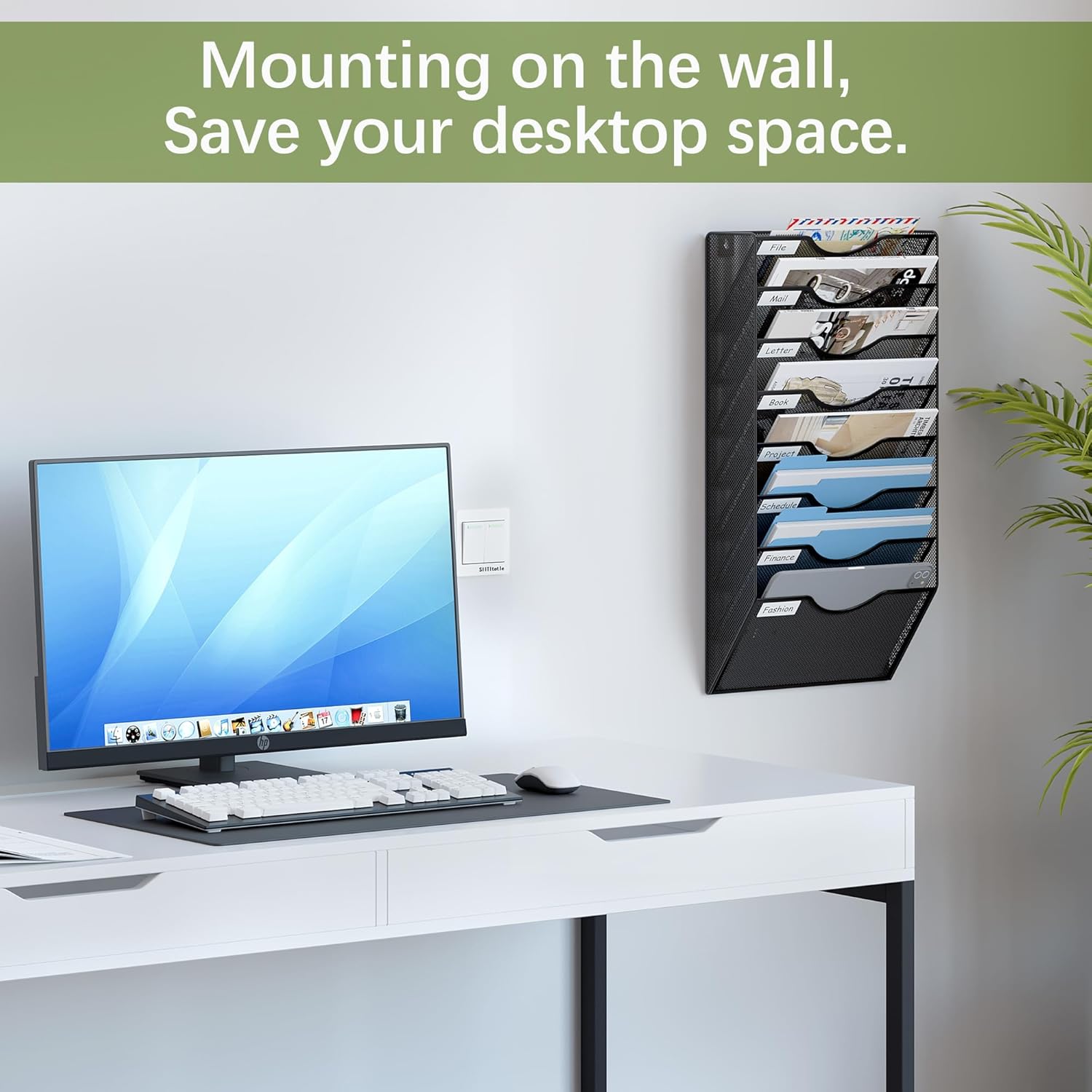 EasyPAG Wall File Holder 5 Pocket Mesh Hanging Wall Organizer Vertical Hanging File Folder Holder Magazine Rack with Nametag Label for Mail Paper Organization,Black 27 71M9ysl sqL. AC SL1500 - northernschoolofshiatsu.co.uk