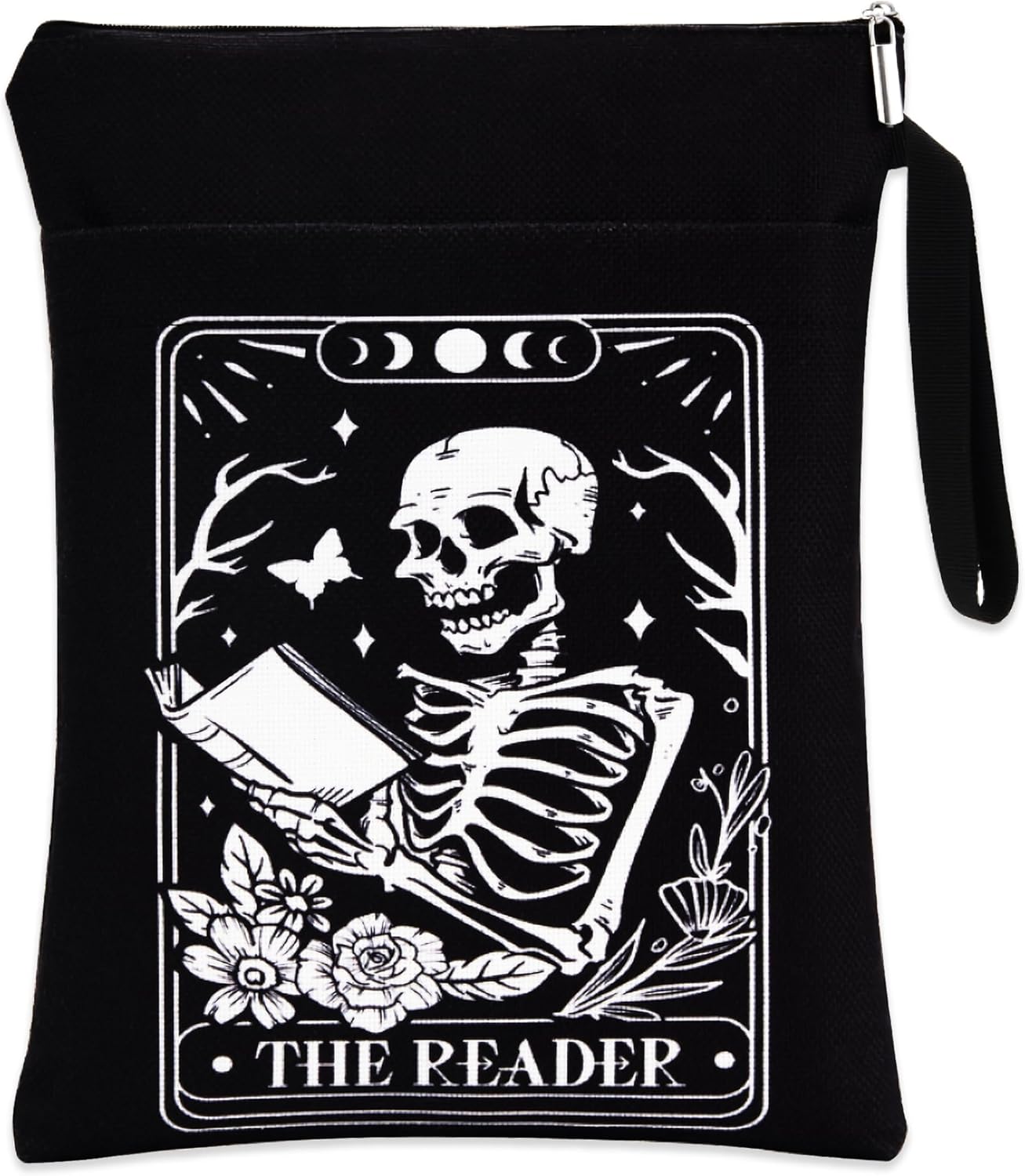 Book Covers, Book Sleeve with Zipper, Book Lover Gifts, Skeleton, Gothic 1 71MdV4 auUL. AC SL1500 - northernschoolofshiatsu.co.uk
