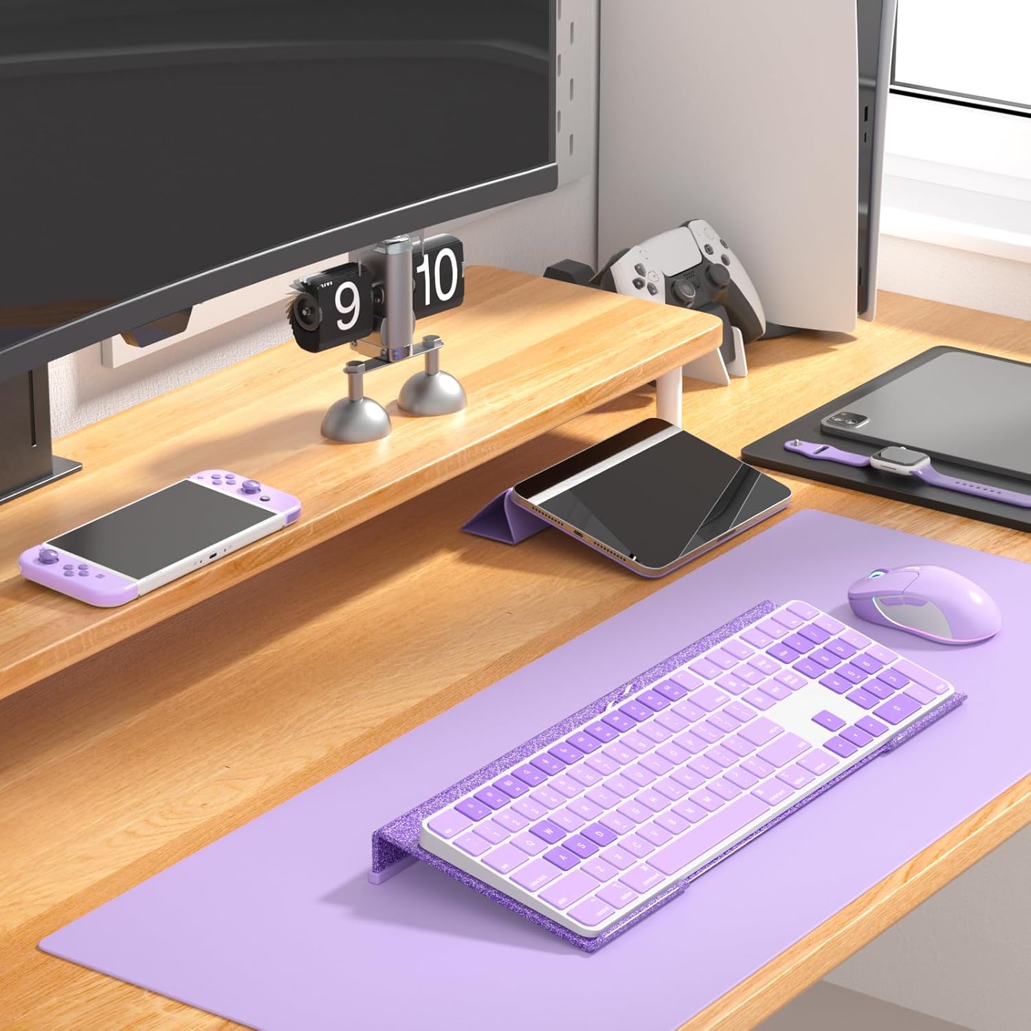 WINFFOR Comfortable Computer Keyboard Stand - Ergonomic Keyboard Riser Acrylic Tilted Keyboard Holder for Easy Typing&Working at Home Office - Fits All Keyboard Sizes - 17'' Wide (Lightpink) 67 71MpqSe0BRL. AC SL1500 - northernschoolofshiatsu.co.uk
