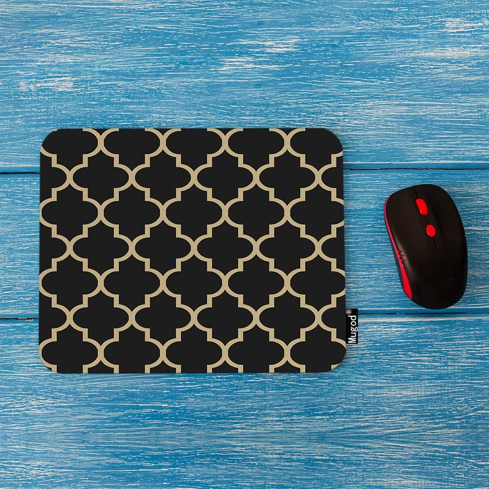 Mugod Checkerboard Mouse Pad Geometric Checkered Plaid Pattern Black and White Mouse Mat Non-Slip Rubber Base Mousepad for Computer Laptop PC Gaming Working Office & Home 9.5x7.9 Inch 56 - northernschoolofshiatsu.co.uk