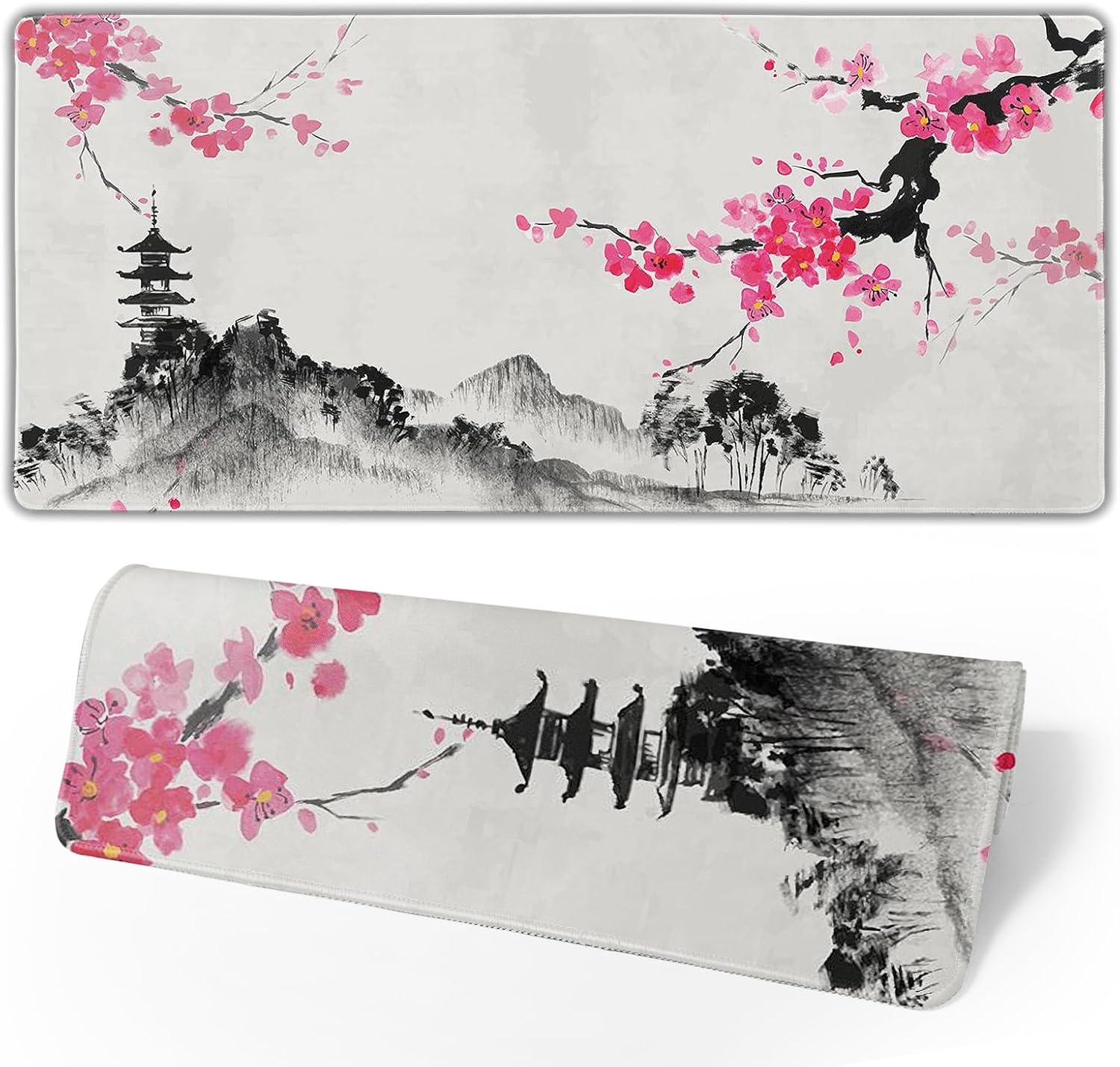 Large Floral Mouse Pad Extended Gaming Mousepad 31.5"x11.8" Vintage Aesthetic Black Desk Mat Flower Mouse Pad Plant Wildflower Mousepad XXL Laptop Computer Keyboard Mats for Desk Office 201 71N2+XZZhlL. AC SL1500 - northernschoolofshiatsu.co.uk