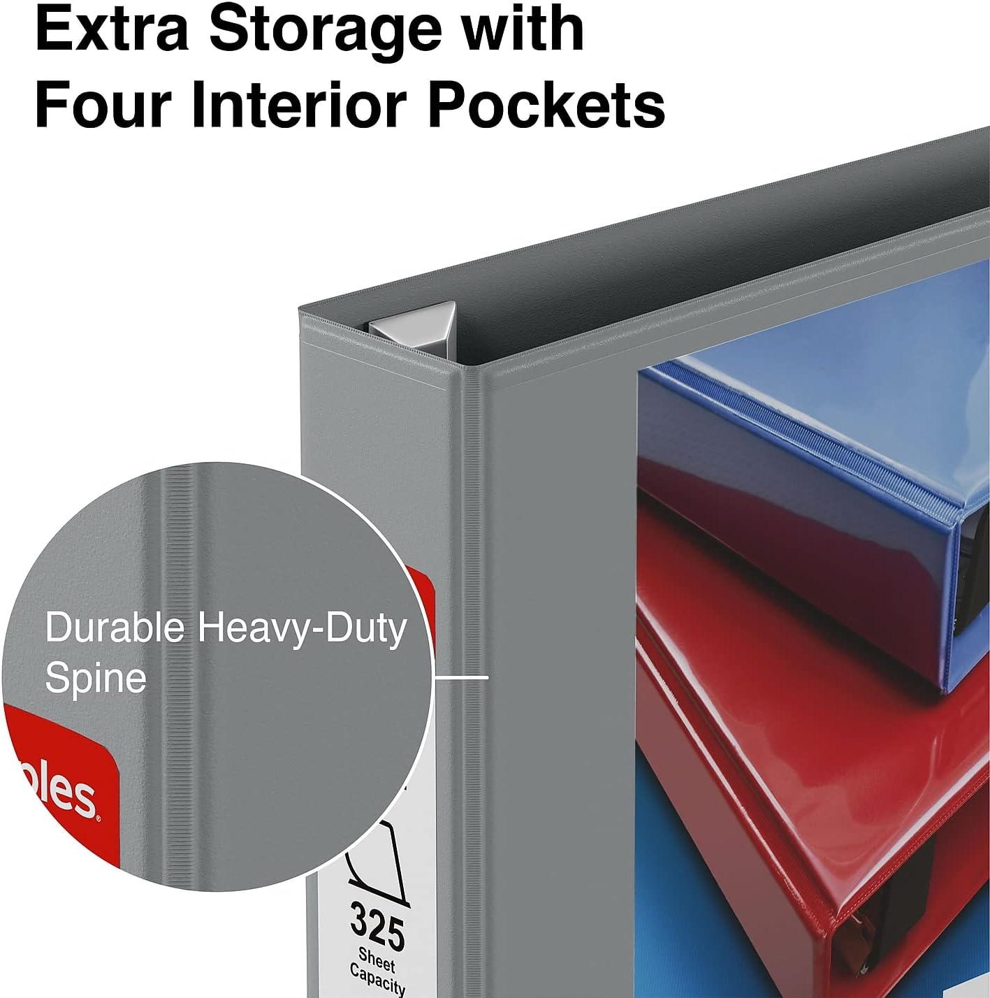 Staples 976049 Heavy-Duty 4-Inch D 3-Ring View Binder Navy Blue (26372) 154 71NYNoZOWyL. AC SL1500 - northernschoolofshiatsu.co.uk