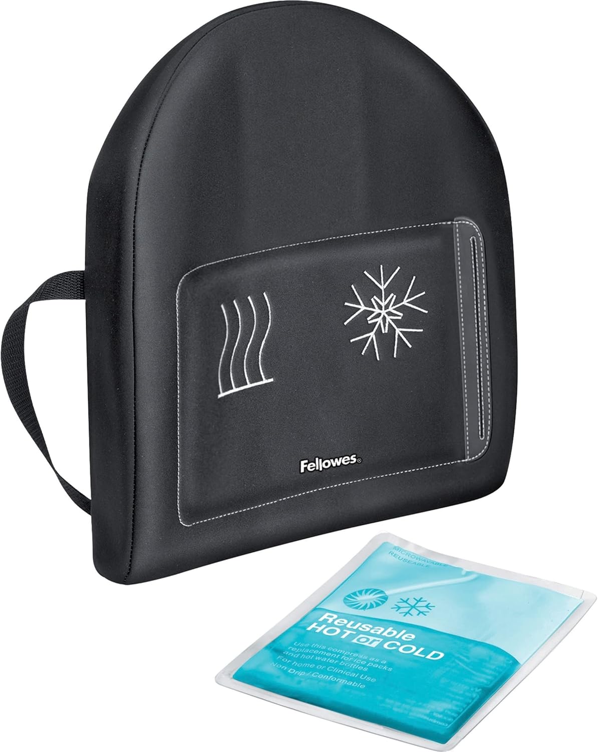 Fellowes Heat and Soothe Back Support, Black (9190001) 1 71O3rvZ p2L. AC SL1500 - northernschoolofshiatsu.co.uk