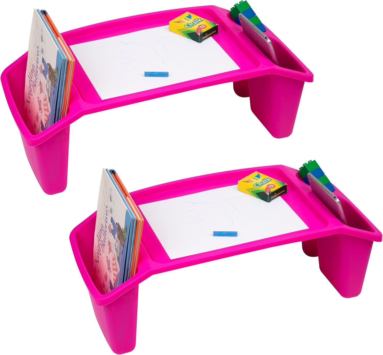 Mind Reader Kids Lap Desk, Set of 2, Activity Tray, Drawing, Stackable, Portable, Plastic, 22.25" L x 10.75" W x 8.5" H, Blue 28 71O7M3ZgR9L. AC SL1500 - northernschoolofshiatsu.co.uk