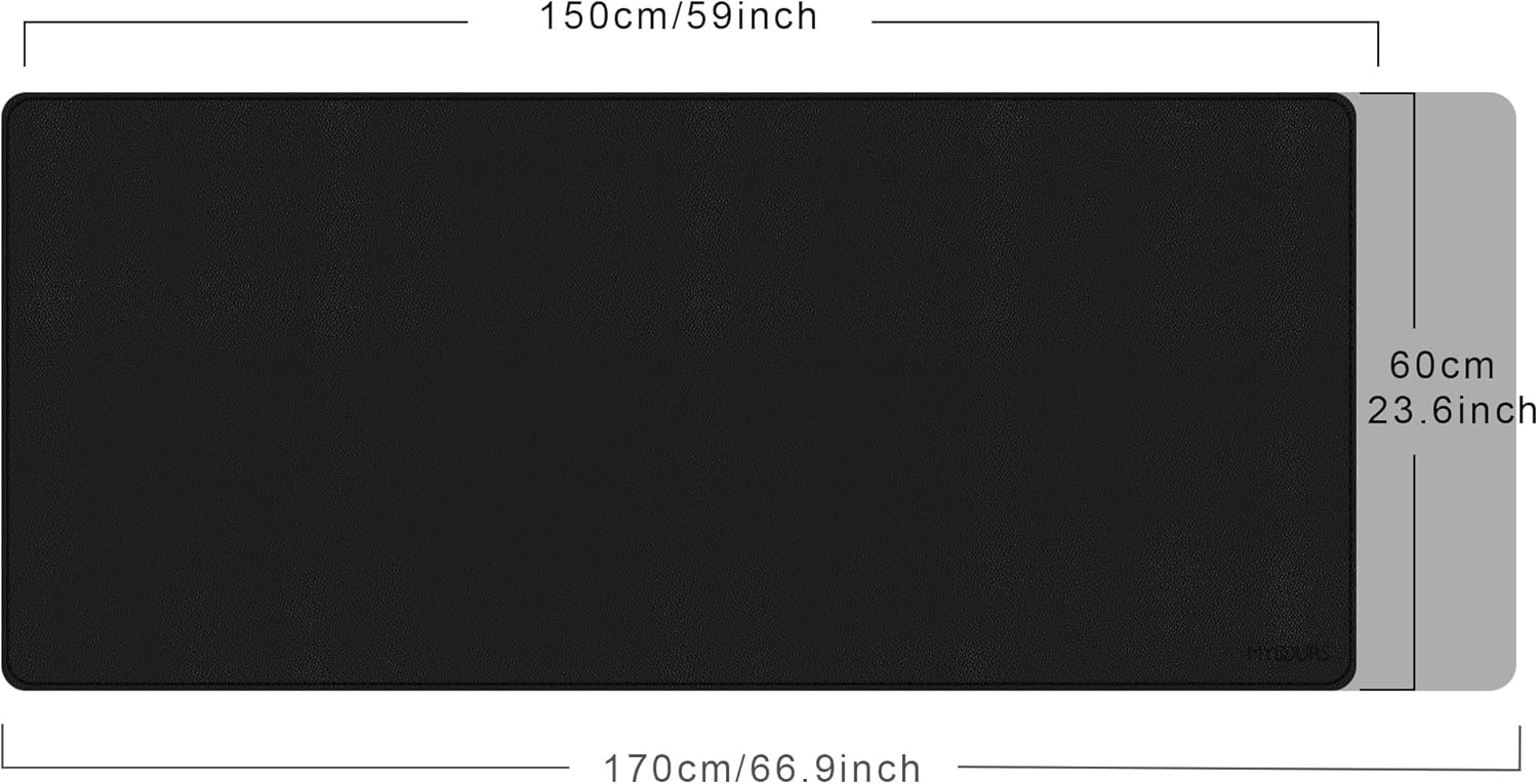 Mydours Cork & PU Leather Desk Mat, 40" x 20" Large Gaming Mouse Pad XL, Dual-Sided Portable Desk Pad Blotter, Keyboard Computer Desktop Protector for Gift Office Home (Brown) 15 71OUOSgFiWL. AC SL1500 - northernschoolofshiatsu.co.uk