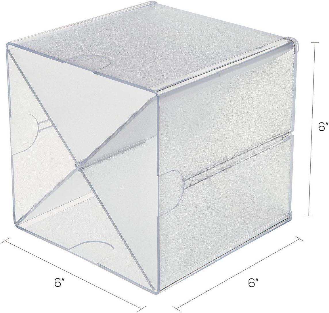deflecto 350201 Desk Cube with"X" Dividers, Clear Plastic, 6 x 7-1/5 x 6 4 71OkkzvBJiL. AC SL1500 - northernschoolofshiatsu.co.uk