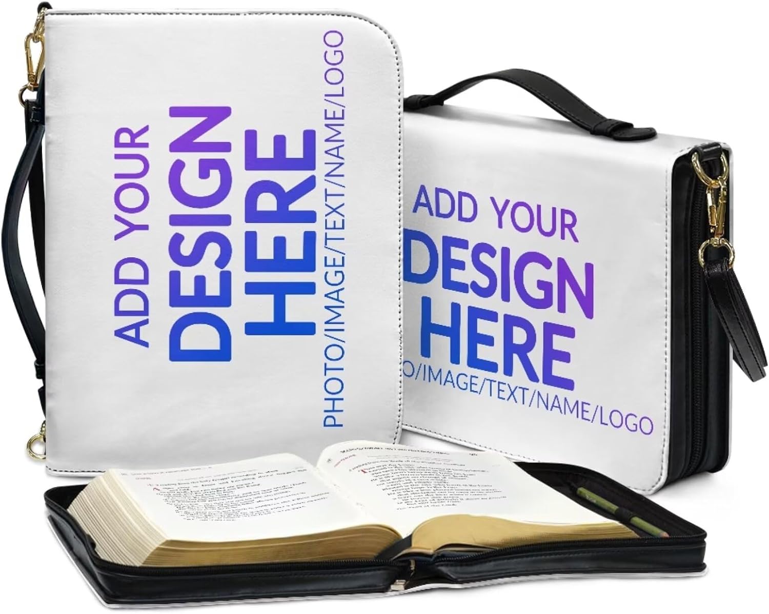 Custom Personalized PU Leather Bible Cover Case for Women,Customized Bible Cases Bible Tote Bag Bible Carrying Case Bible Carrier with Detachable Shoulder Strap,2XL 11 71Orcs GOgL. AC SL1500 - northernschoolofshiatsu.co.uk