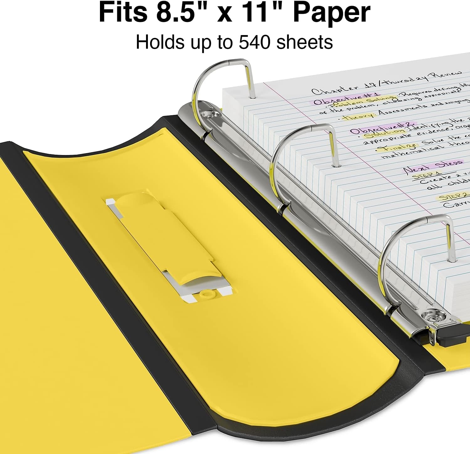 Staples 2-inch 3-Ring Better Binder, Yellow, 2/Pack (ST55880-CCVS) 3 71PAA7r6+ML. AC SL1500 - northernschoolofshiatsu.co.uk