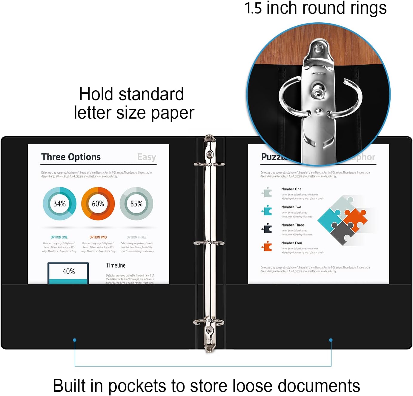 COMIX Sturdy 3 Ring Binder 0.5 inch with Clear View Cover, 1/2" Round Ring View Binder, PVC-Free, 100 Sheets Capacity of US Letter Size Paper, Office & School Supplies, 12 Pack (White) 28 71PZ2Y fmVL. AC SL1500 - northernschoolofshiatsu.co.uk