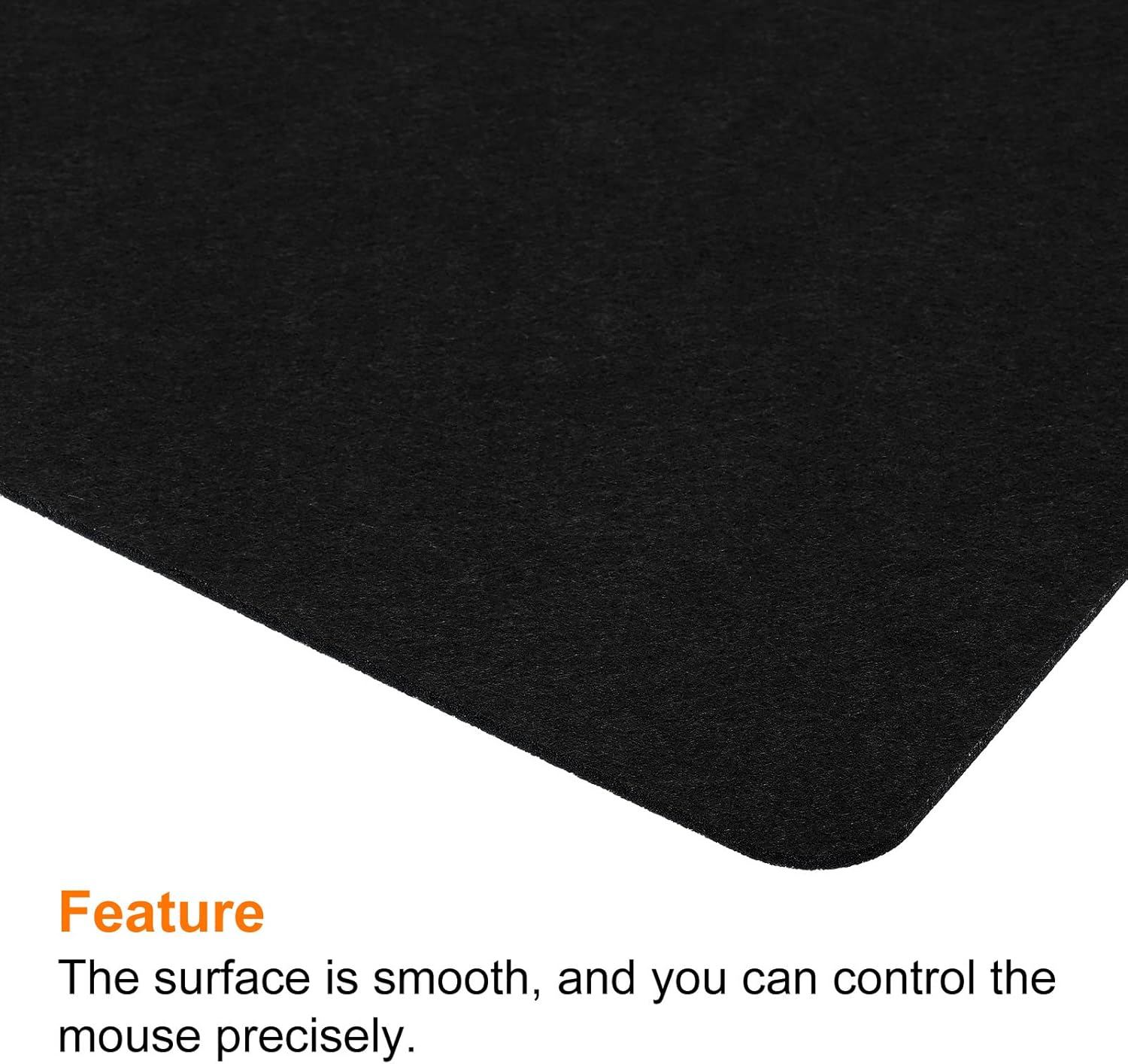 PATIKIL 24"x12" Desk Mat Protector, Felt Dual Side Desktop Pad Writing Mat for Office Home, Black 32 - northernschoolofshiatsu.co.uk