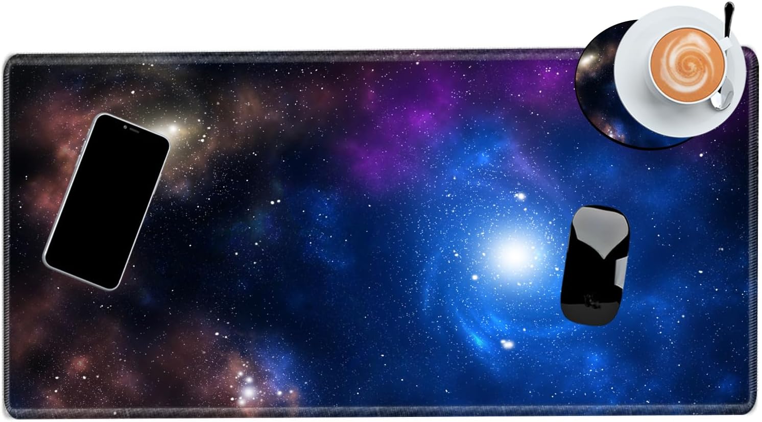 Galaxy Mouse Pad XXL Large Space Mousepad 24x12 Desk Mat Gaming Desk Pad Long Big Computer Mat Extended Mouse Mat for Wireless Mouse Non Slip Work Laptop 1 71PzhNpGAPL. AC SL1500 - northernschoolofshiatsu.co.uk