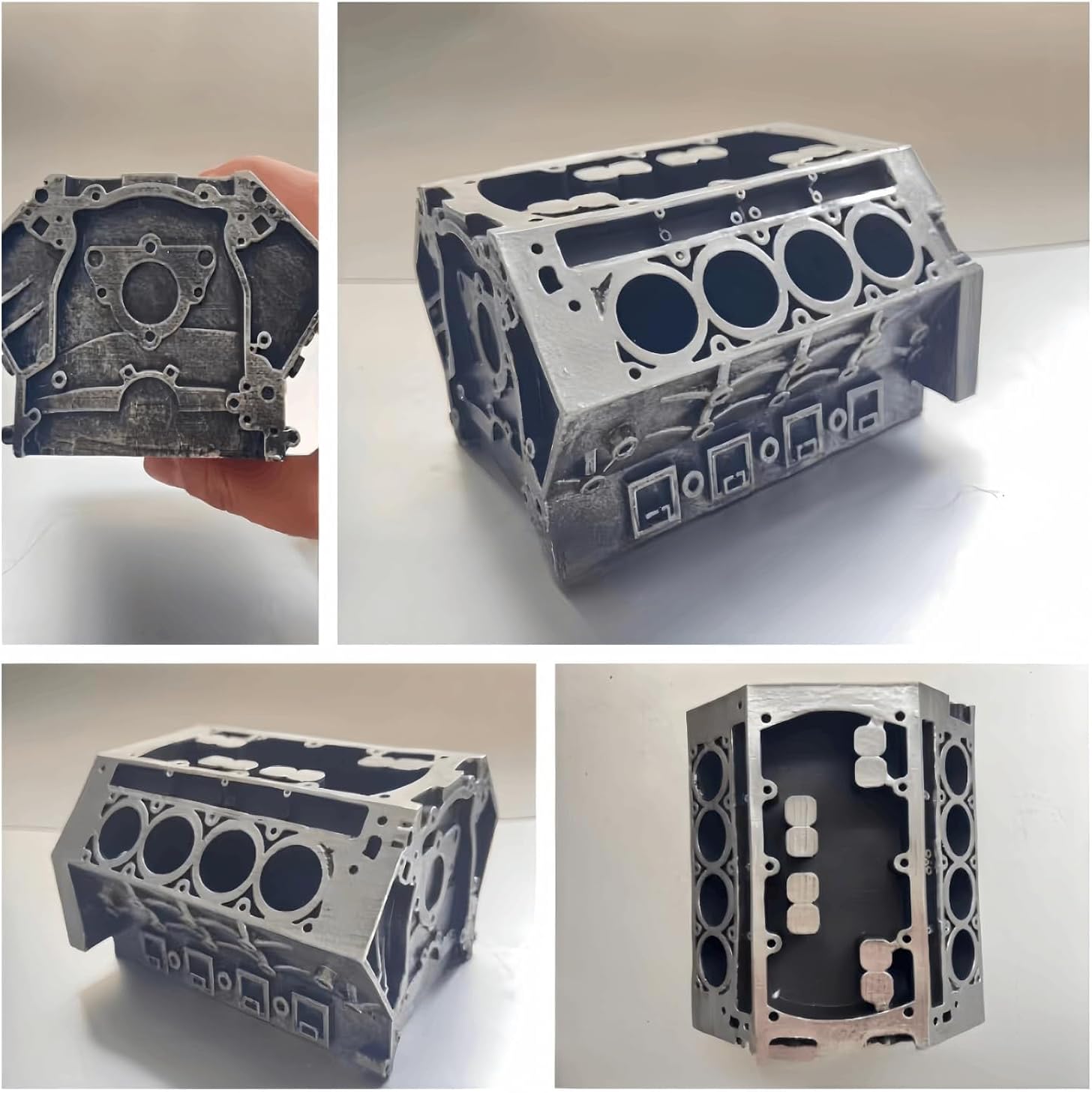 3D Printed V8 Engine Block Desk Organizer, Name Card and Pen Holder, Business Card Stand and Pen Pencil Holder 7 - northernschoolofshiatsu.co.uk