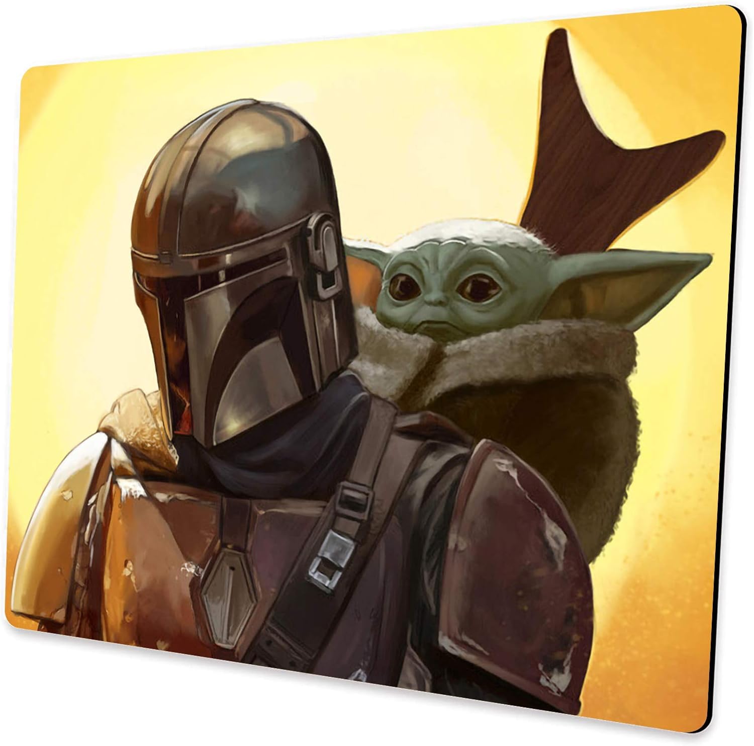 Baby Yoda and Mandalorian Mouse Pad - Rectangular Non-Slip Rubber Pad for Office and Gaming 1 71Q9yZykB4L. AC SL1500 - northernschoolofshiatsu.co.uk