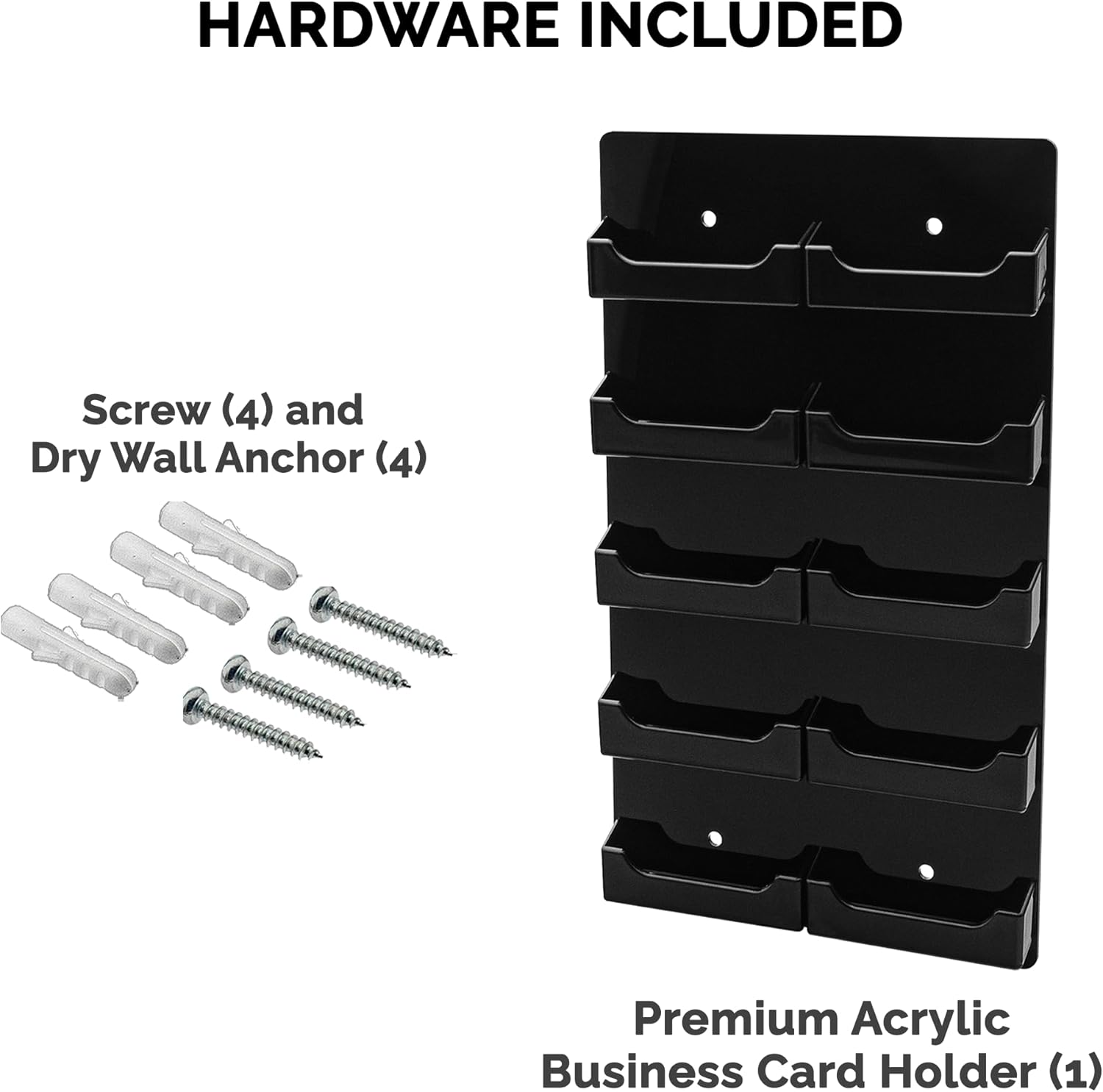 Marketing Holders Wall Business Card Holder with Hanging Hardware for 3.5" x 2" Gift Cards Clear Acrylic 4 Slot Display for Retail Stores and Tradeshows and Expos 40 71QYENyRdgL. AC SL1500 - northernschoolofshiatsu.co.uk