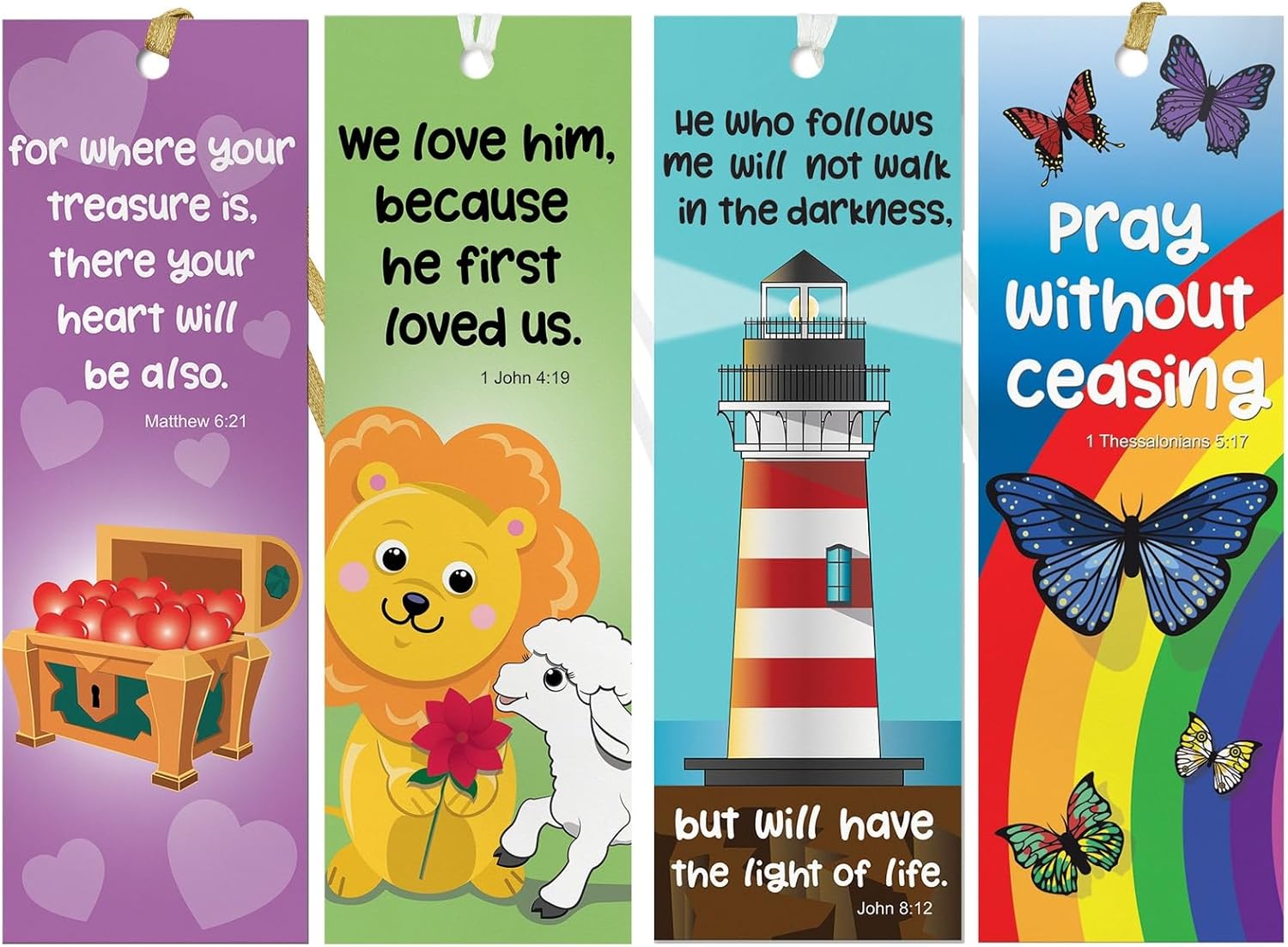 72 Pack Christian Bookmarks Bulk, Religious Scripture, 12 Bible Verse Quotes for Kids (6 x 2 x 0.1 in) 9 71Qg12F7EHL. AC SL1500 - northernschoolofshiatsu.co.uk