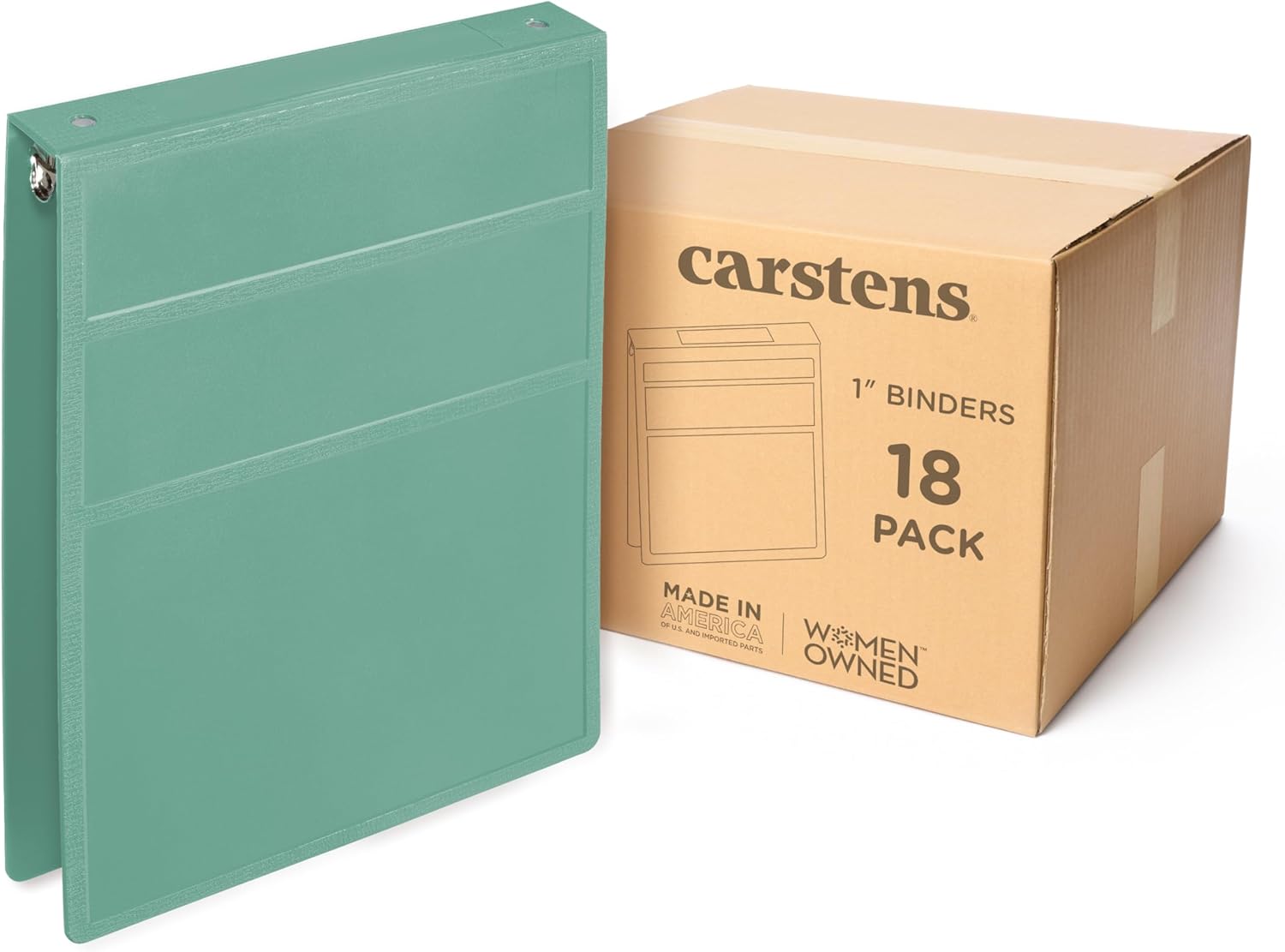 Carstens 1-Inch Heavy Duty 3-Ring Binder - Top Opening, Powder Blue, Durable Plastic, Precision No-Gap Rings, Waterproof Cover, No Pockets, Holds 125 US Letter Sheets, BPA-Free, Made in USA (8754-3R) 96 71QzJjTTiiL. AC SL1500 - northernschoolofshiatsu.co.uk