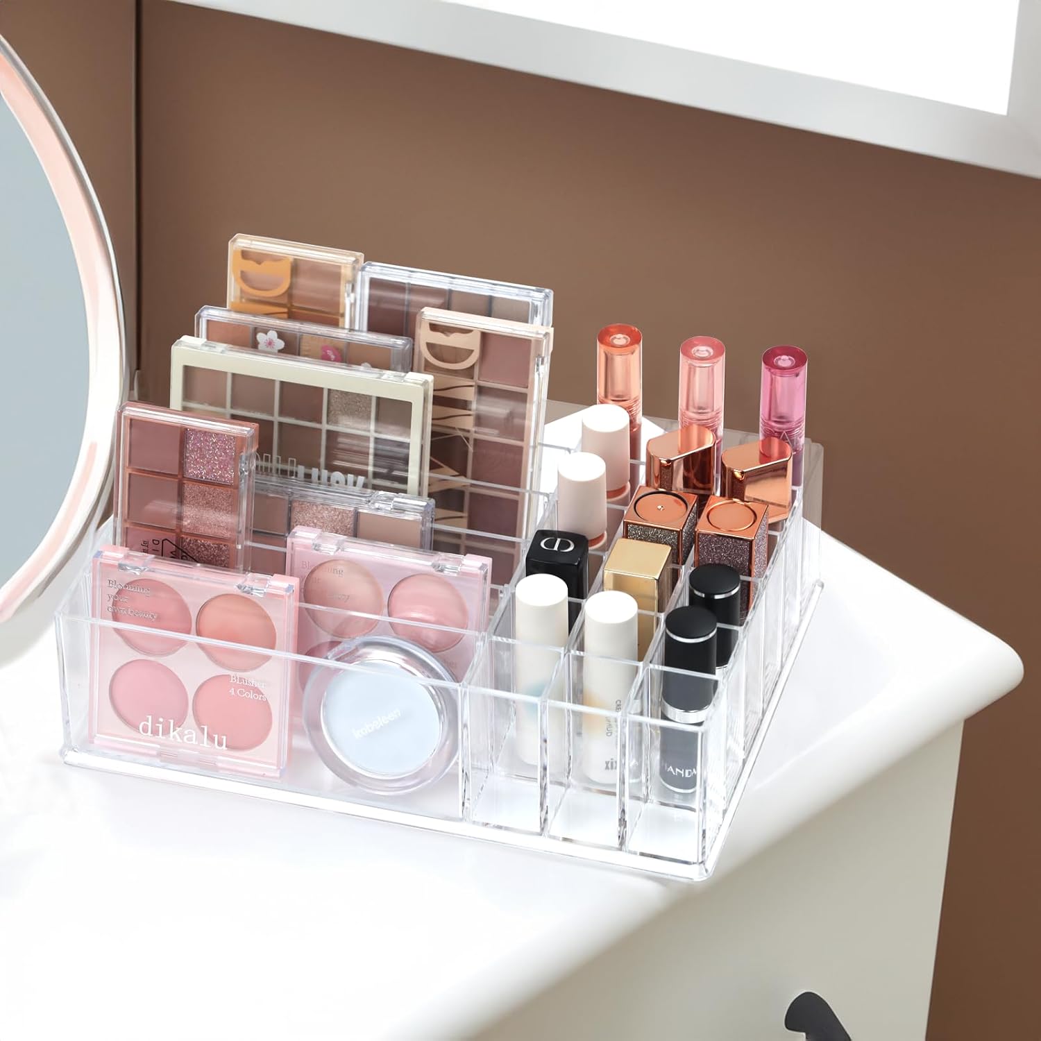 Clear Drawer Organizer, 6 Sections Eyeglass Sunglasses Organizer Holder, Drawer Dividers Office Desk Tray Bathroom Makeup Jewelry Trays (14×7×1.2") 6 71RbdP8e48L. AC SL1500 - northernschoolofshiatsu.co.uk