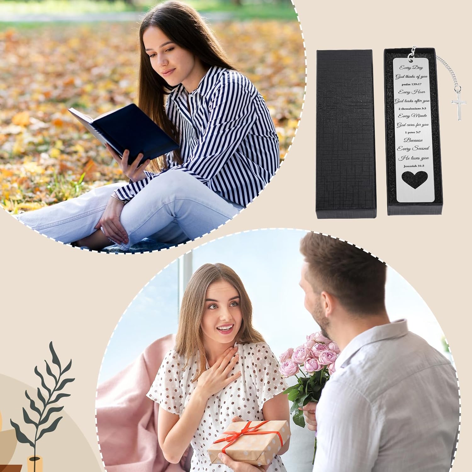 Bible Verse Metal Bookmark Gift - Christening Bookmarks Gifts for Women Men Inspirational Baptism Birthday Gift for Book Lovers Bookworms Book Club Religious Reading Gift, Silver 6 71Rcg8GYywL. AC SL1500 - northernschoolofshiatsu.co.uk