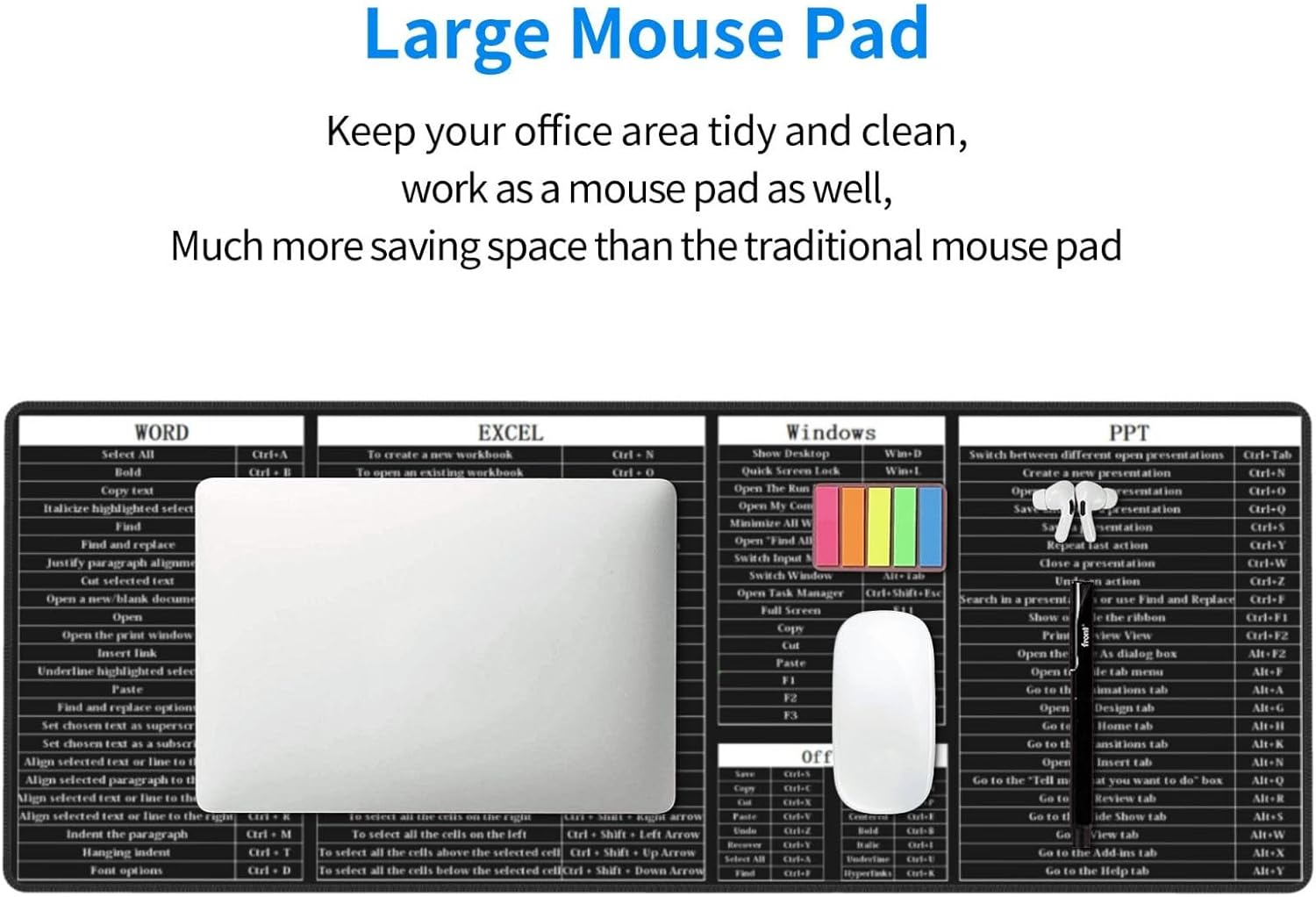 Computer Office Power Point Excel Word Outlook Command Prompt Shortcut Keys Shortcuts Gaming Keyboard Mouse Pad Mousepad Desk Mat Huge Extended XL Rubber Sole for Home Office(31.5"X 11.8") 94 71Rs9D7imGL. AC SL1500 - northernschoolofshiatsu.co.uk