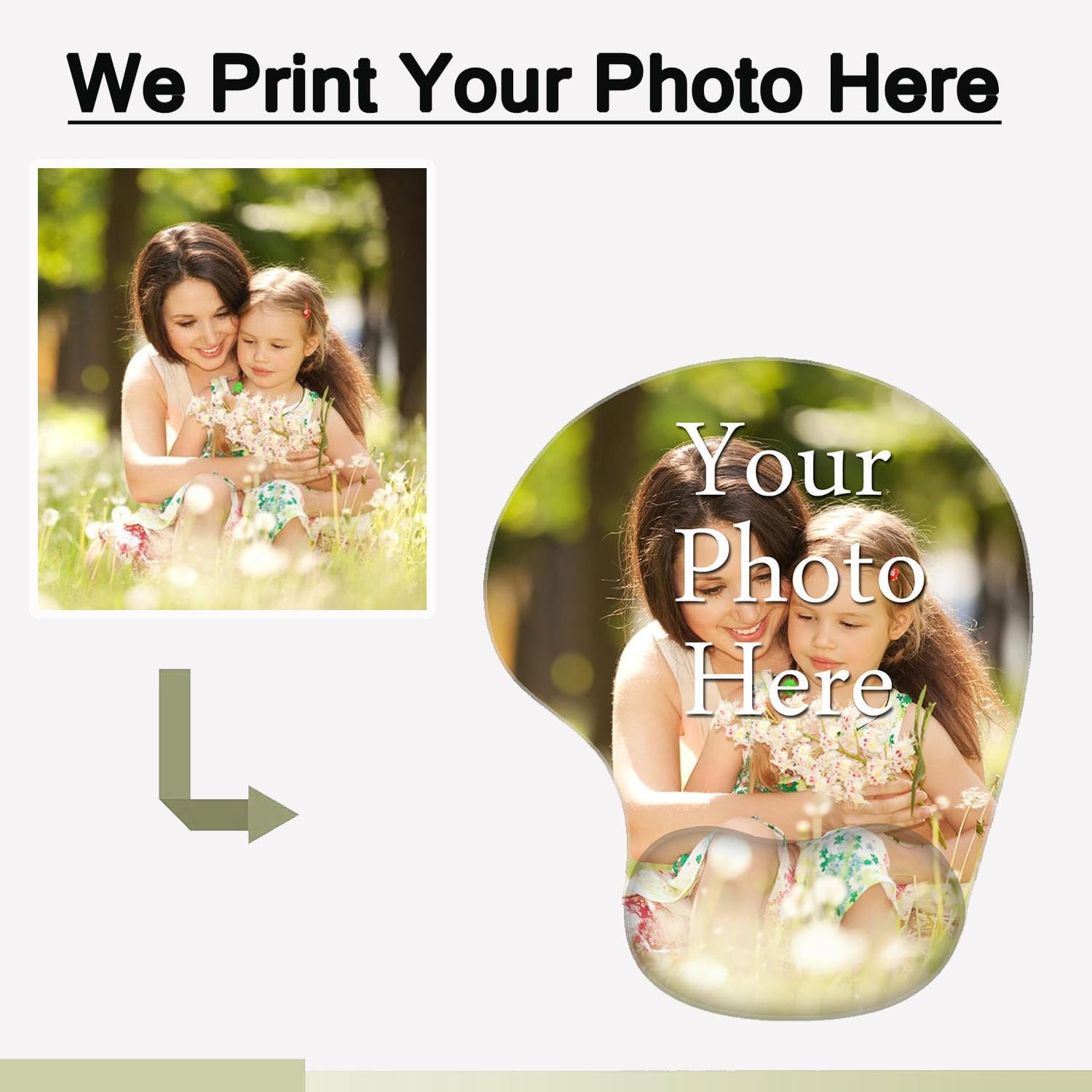 Custom Photo Mouse Pad with Wrist Support, Personalized Ergonomic Mouse Pad with Wrist Rest, Anti-Slip Rubber Base Mousepad for Computer, Office, Laptop 2 71Ry0nTouRL. AC SL1500 - northernschoolofshiatsu.co.uk