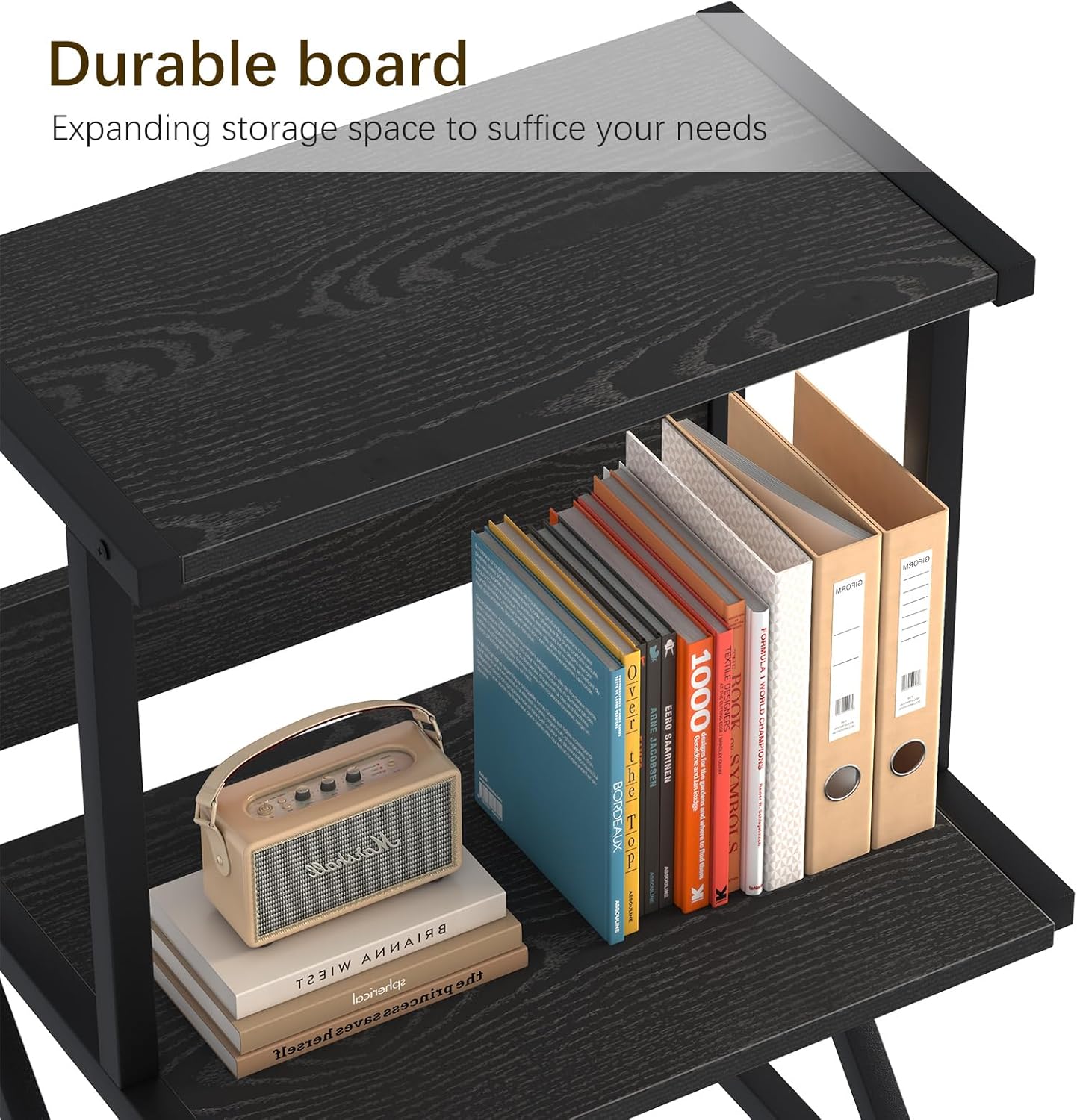 aboxoo Printer Stand for Desk, Desktop Printer Shelf Large 3-Tier Multi-Purpose Office Organization Shelves for Home Office, Rustic Brown 15 71S4j4KzWCL. AC SL1500 - northernschoolofshiatsu.co.uk