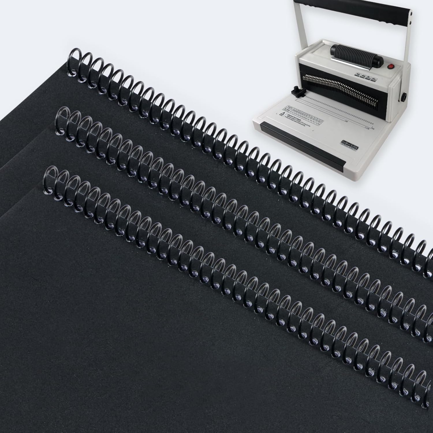 HOUYEE 100 Pack Plastic Spiral Binding Coils,6mm(1/4 Inch),30 Sheet Capacity,4:1 Pitch (Black) 7 71S8tlf6gKL. AC SL1500 - northernschoolofshiatsu.co.uk