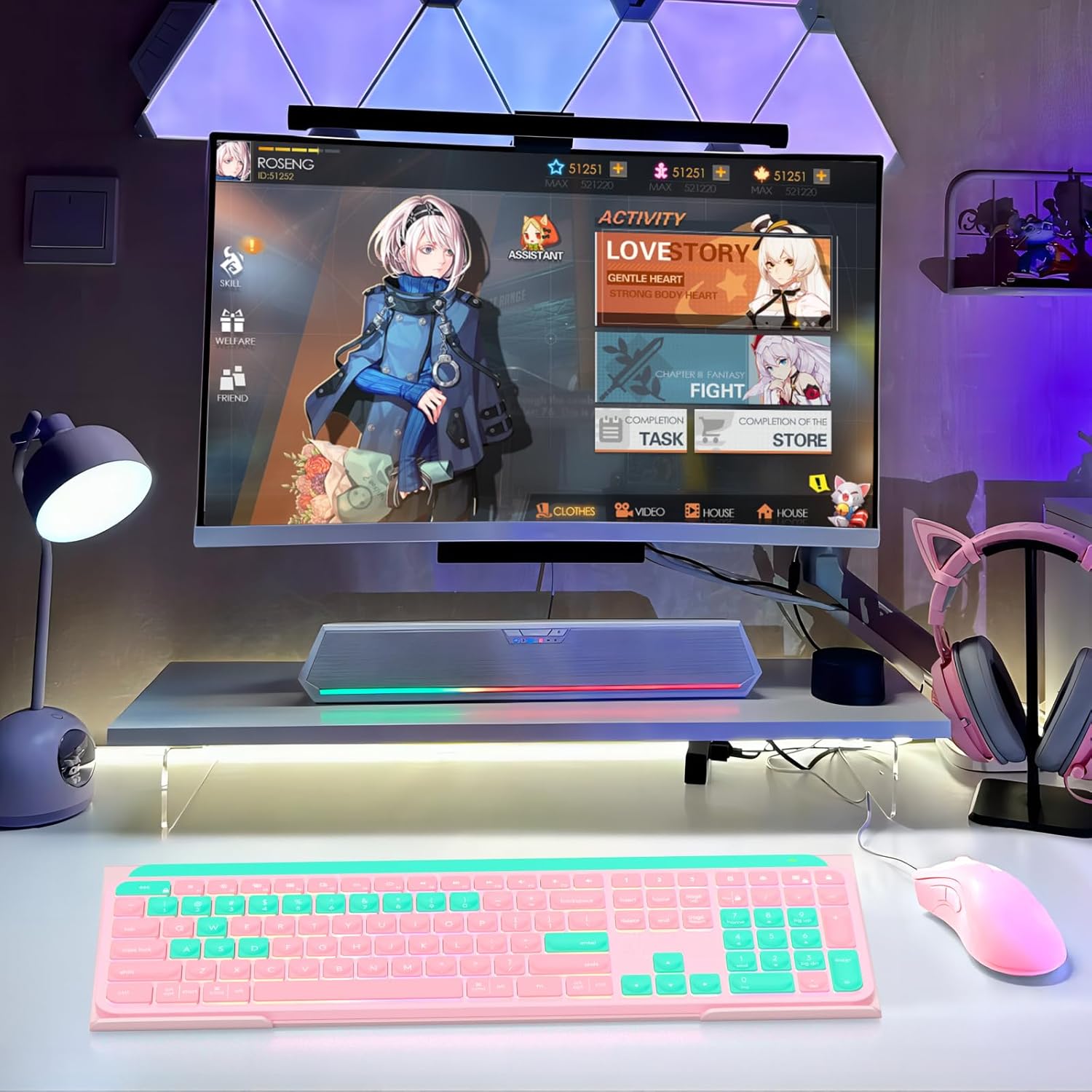 WINFFOR Comfortable Computer Keyboard Stand - Ergonomic Keyboard Riser Acrylic Tilted Keyboard Holder for Easy Typing&Working at Home Office - Fits All Keyboard Sizes - 17'' Wide (Lightpink) 53 71SCvdvucLL. AC SL1500 - northernschoolofshiatsu.co.uk